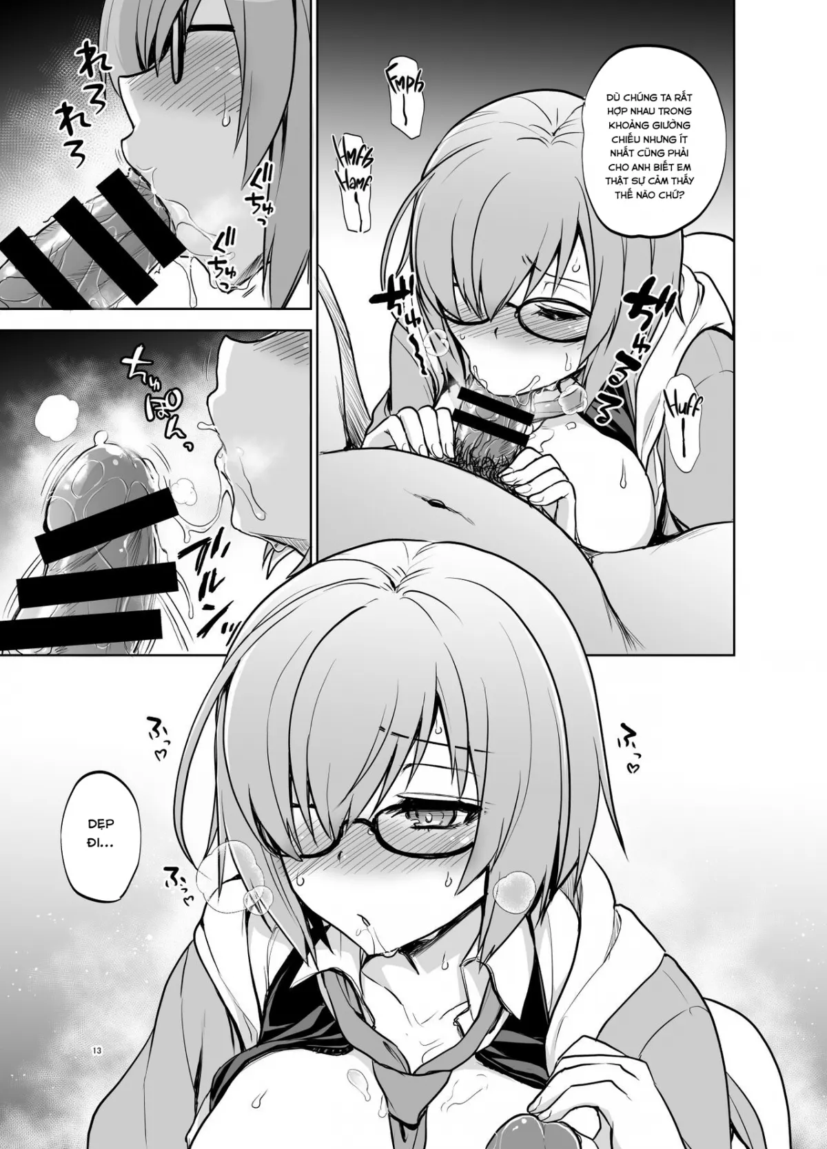 HentaiVN.net - Ảnh 9 - Senpai ga Rayshift Chuu Dake Kankei o Sematte Kuru Seiyoku Ousei na Chaldea Shokuin Oji-san to Mash (Fate/Grand Order) - Oneshot