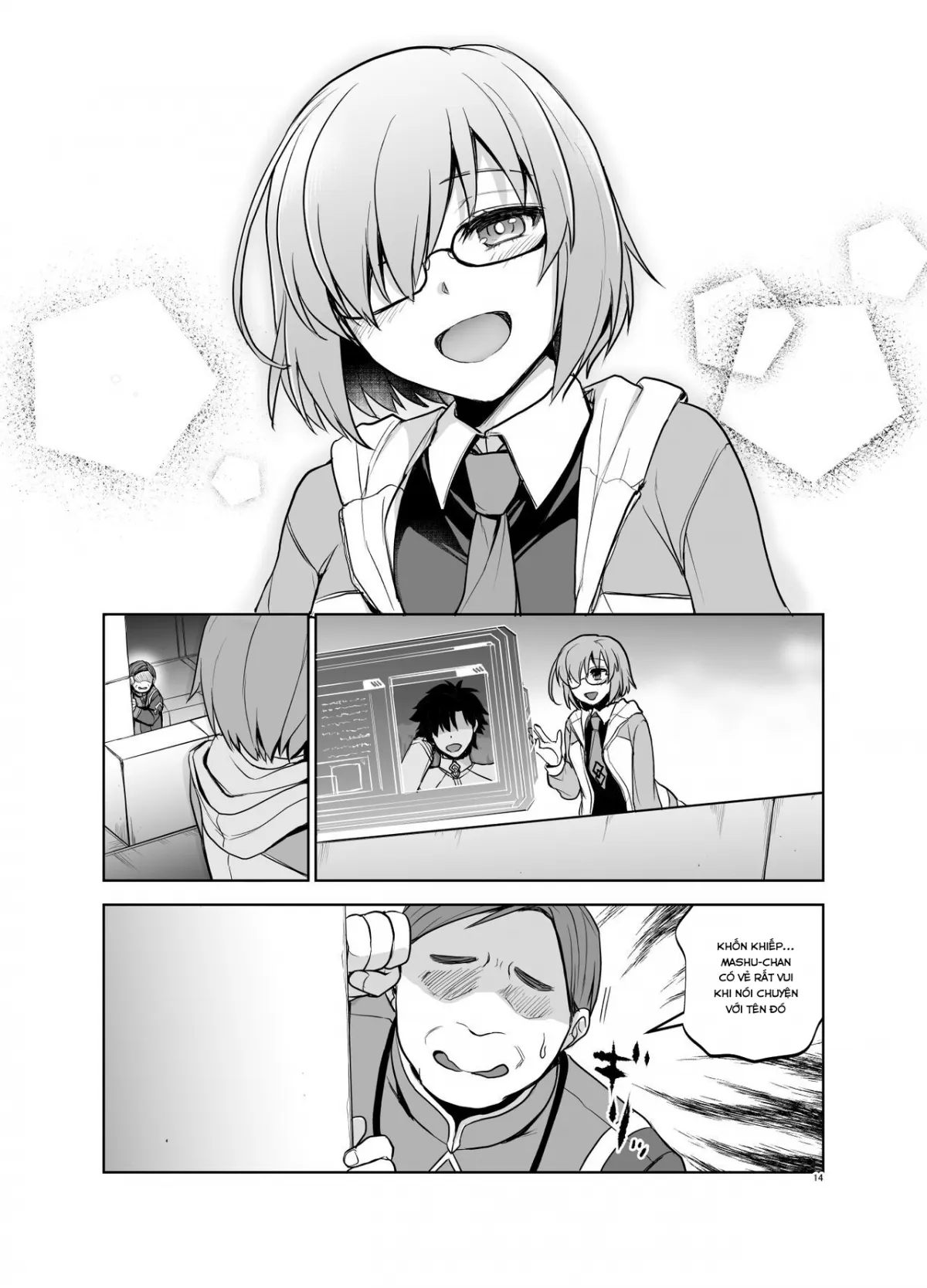 HentaiVN.net - Ảnh 10 - Senpai ga Rayshift Chuu Dake Kankei o Sematte Kuru Seiyoku Ousei na Chaldea Shokuin Oji-san to Mash (Fate/Grand Order) - Oneshot