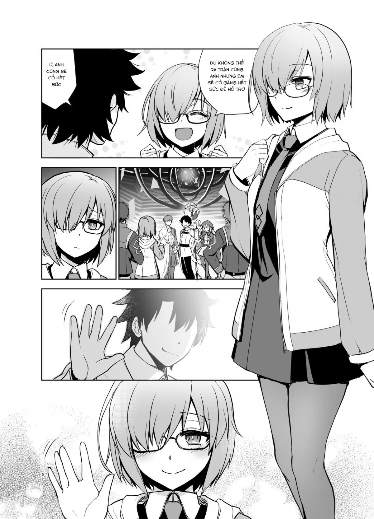 HentaiVN.net - Ảnh 2 - Senpai ga Rayshift Chuu Dake Kankei o Sematte Kuru Seiyoku Ousei na Chaldea Shokuin Oji-san to Mash (Fate/Grand Order) - Oneshot