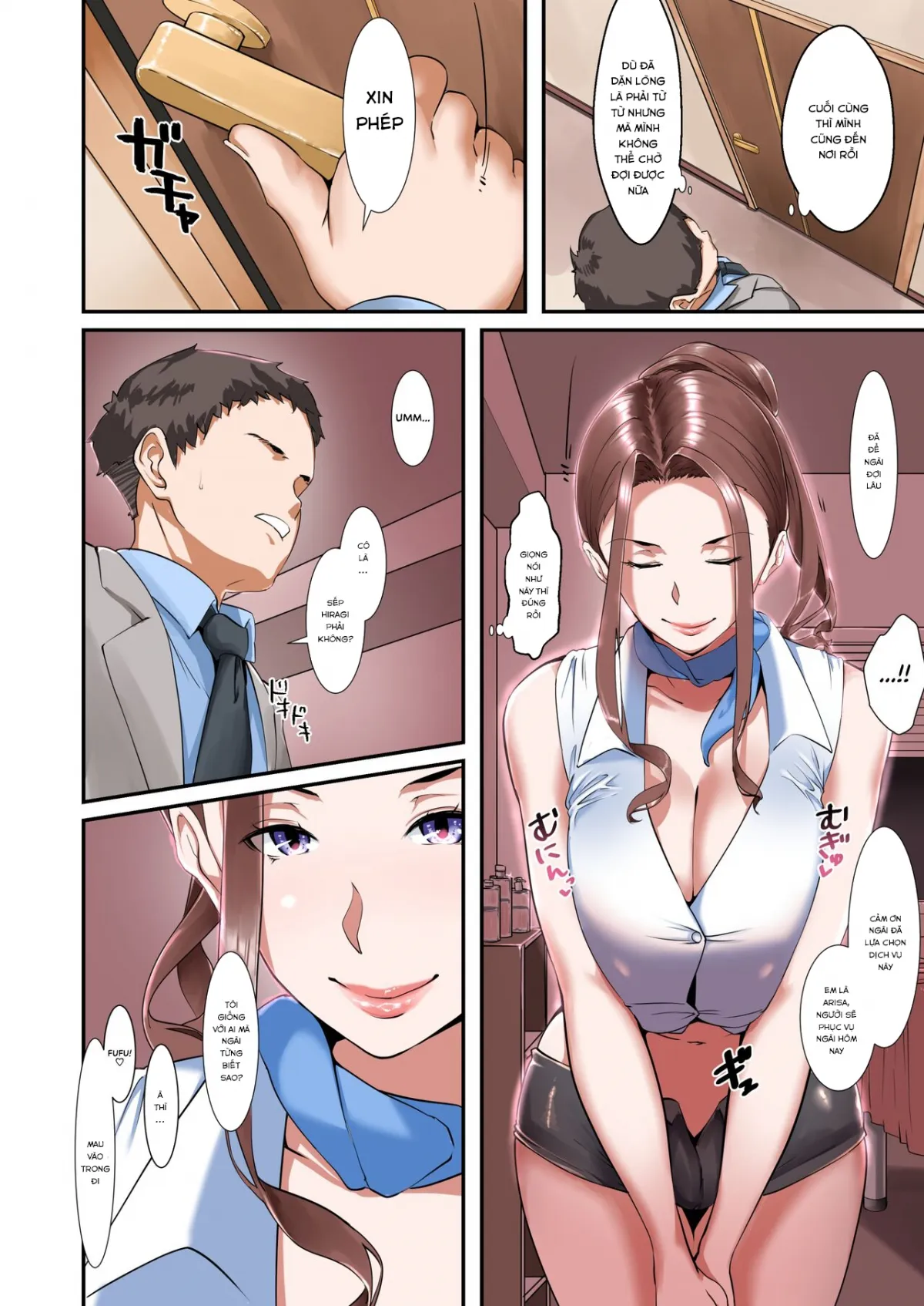 HentaiVN.net - Ảnh 5 - Kaisha no Relaxation Room de Dosukebe Service Shite Kureru Innyuu Joushi - Oneshot