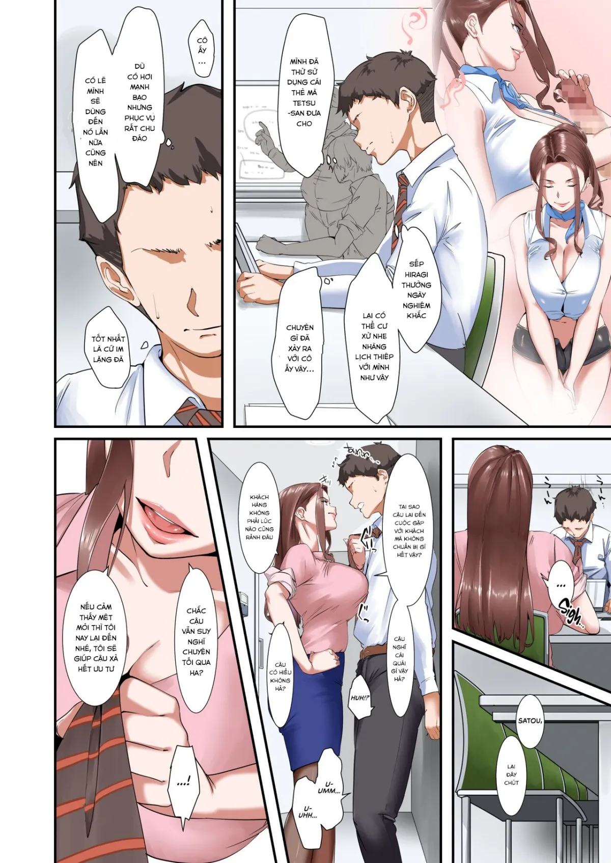 HentaiVN.net - Ảnh 9 - Kaisha no Relaxation Room de Dosukebe Service Shite Kureru Innyuu Joushi - Oneshot