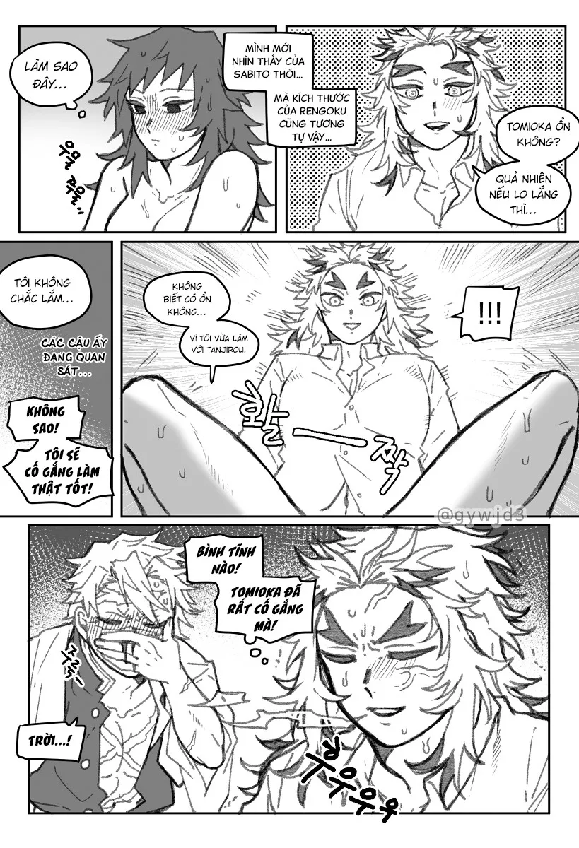 HentaiVN.net - Ảnh 6 - 6 người mắc kẹt trong căn phòng [섹못방에 6명 갇힌 낙서] - Oneshot