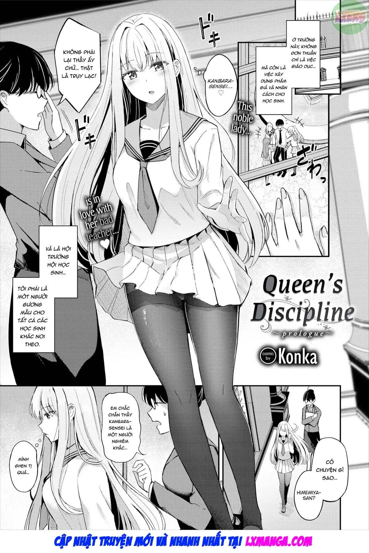 HentaiVN.net - Ảnh 4 - Kỷ luật của Nữ hoàng - Chap 1