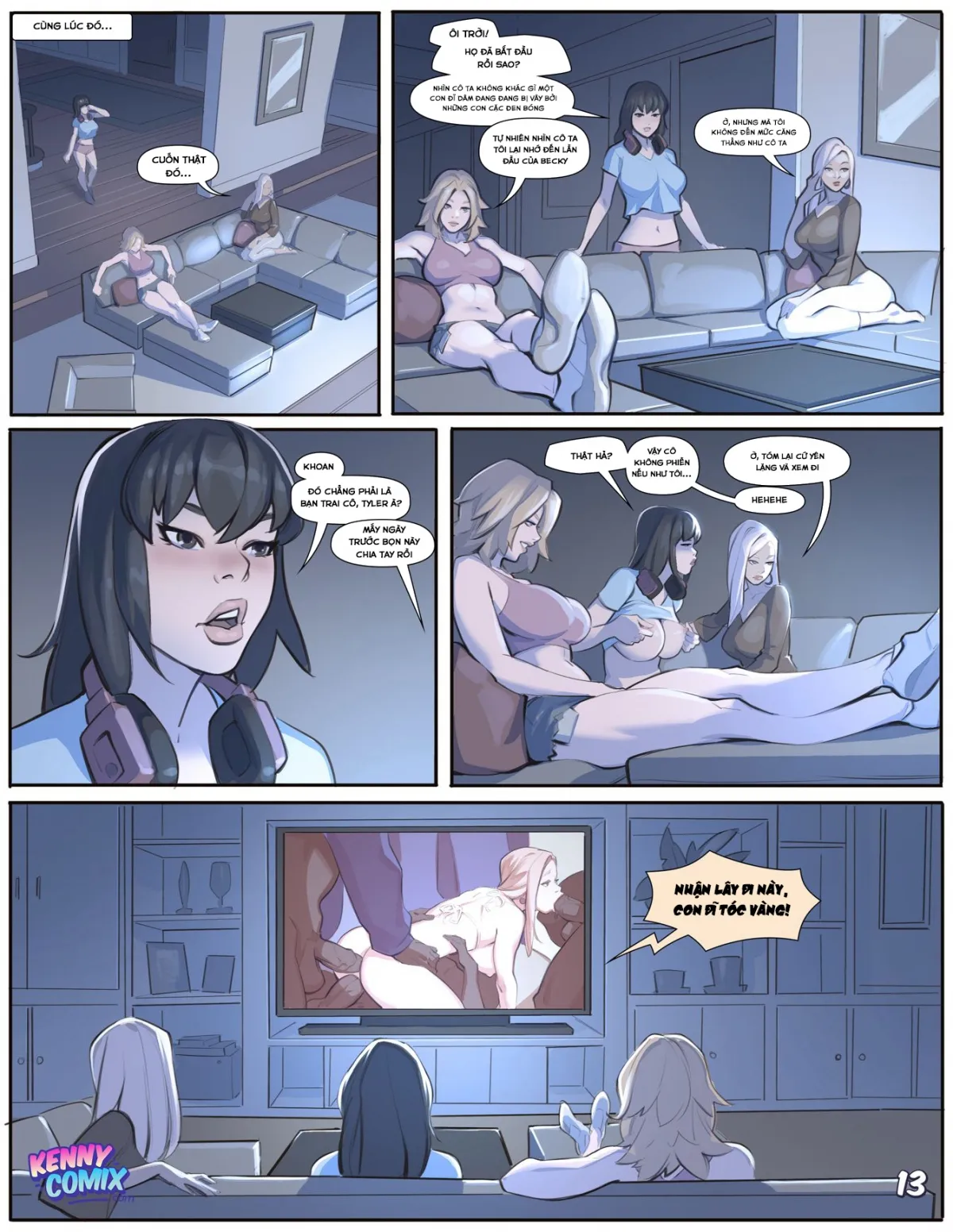HentaiVN.net - Ảnh 13 - Naughty Sorority: The New Pledge - Chap 1