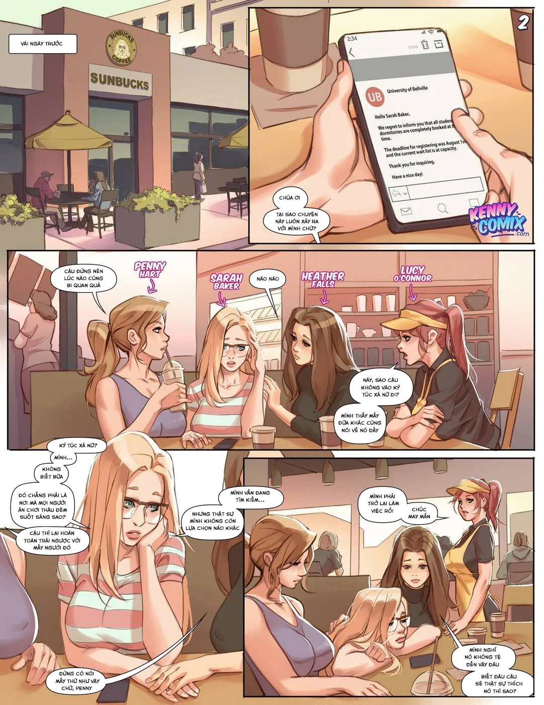 HentaiVN.net - Ảnh 3 - Naughty Sorority: The New Pledge - Chap 1