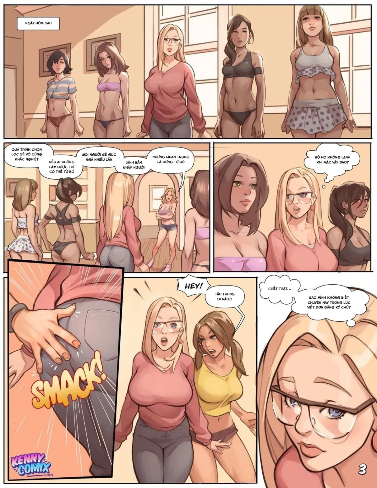 HentaiVN.net - Ảnh 4 - Naughty Sorority: The New Pledge - Chap 1