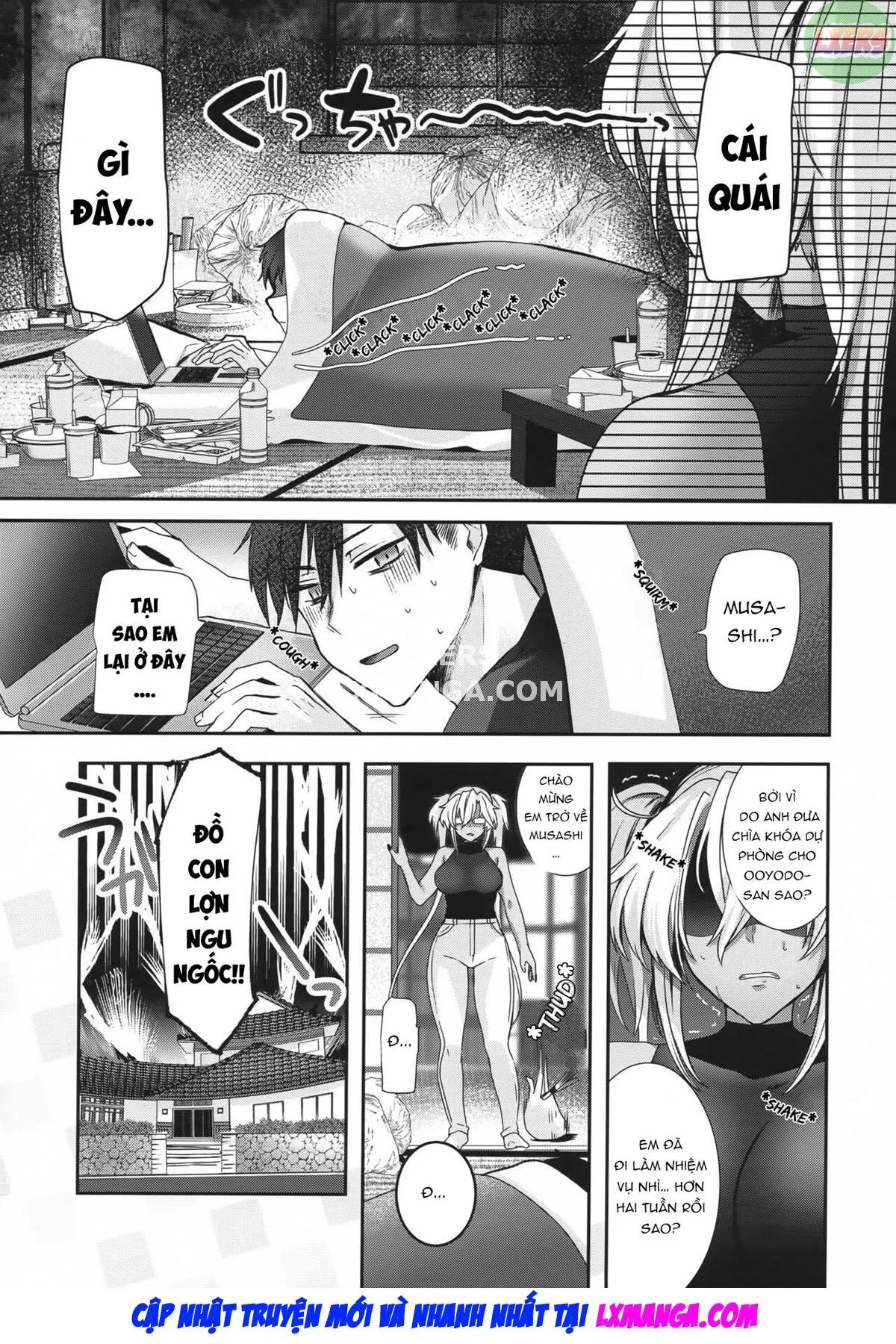 HentaiVN.net - Ảnh 11 - Musashi-San No Yoru Jijou Anata No Ai Kagi Hen - Oneshot