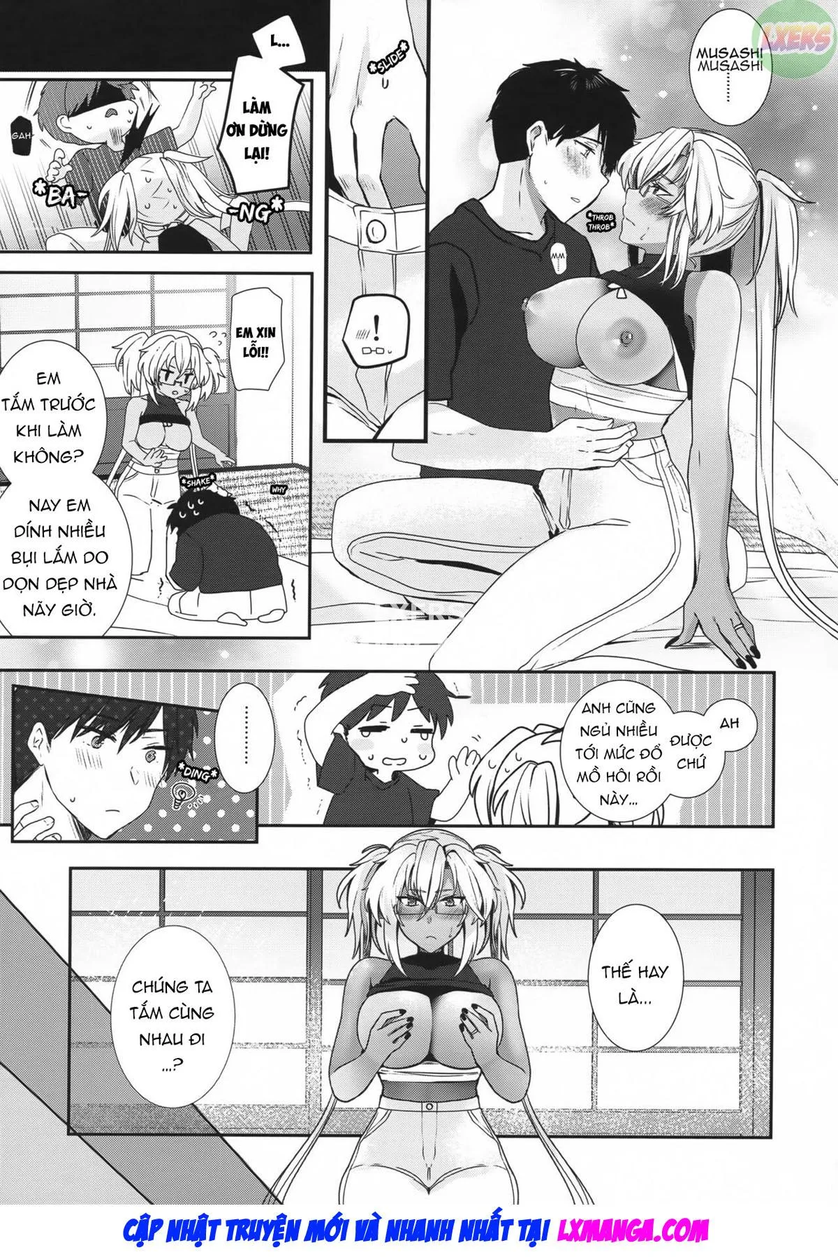 HentaiVN.net - Ảnh 31 - Musashi-San No Yoru Jijou Anata No Ai Kagi Hen - Oneshot