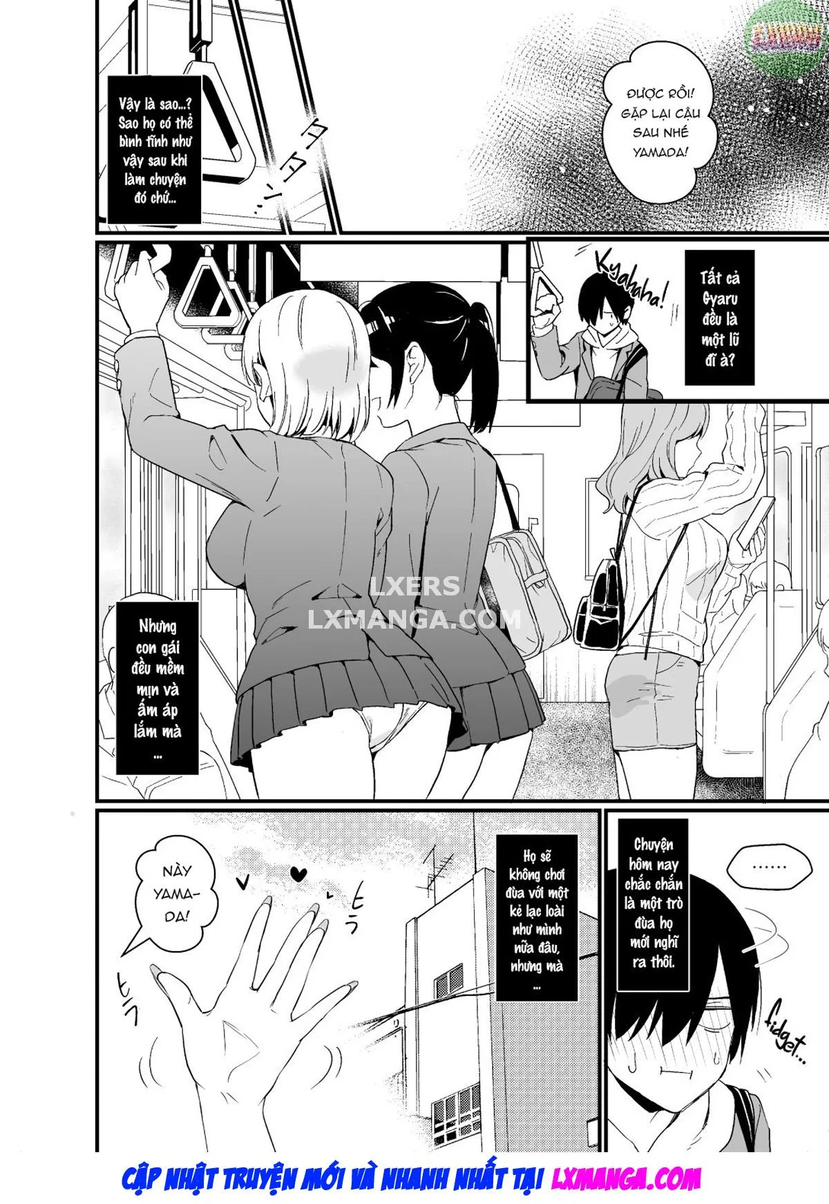 HentaiVN.net - Ảnh 19 - That Time Gyarus Asked Me To Grope Their Tits After Class [Gal Ni Houkago Oppai Sawatte Ku? Te Sasowareru Hanashi] - Oneshot