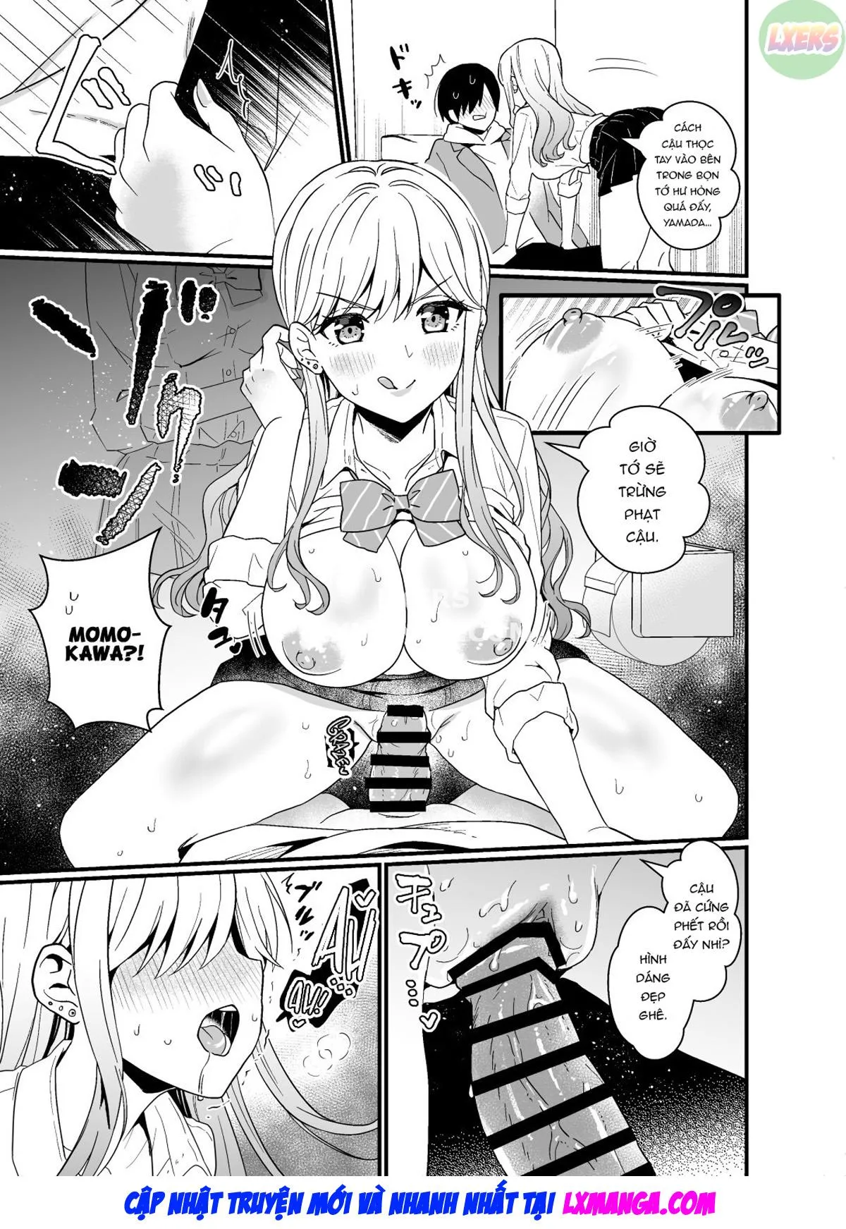 HentaiVN.net - Ảnh 25 - That Time Gyarus Asked Me To Grope Their Tits After Class [Gal Ni Houkago Oppai Sawatte Ku? Te Sasowareru Hanashi] - Oneshot