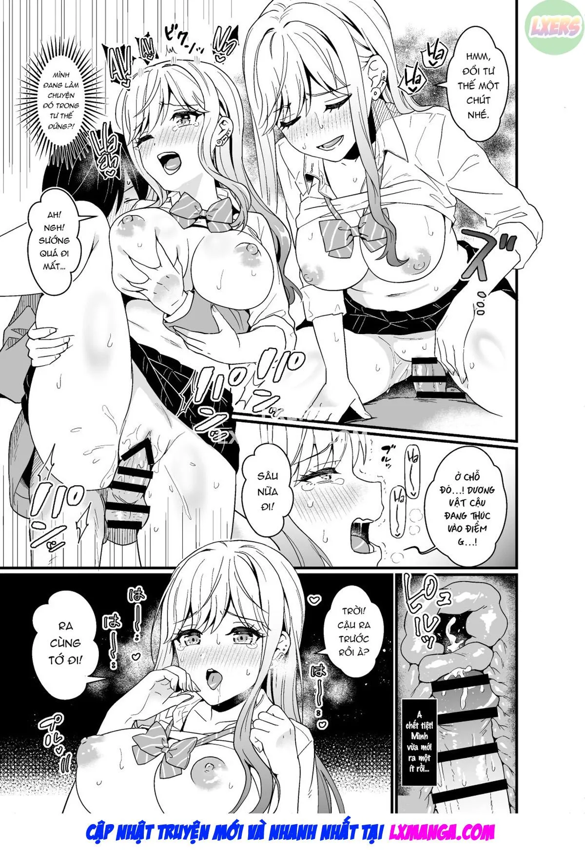 HentaiVN.net - Ảnh 27 - That Time Gyarus Asked Me To Grope Their Tits After Class [Gal Ni Houkago Oppai Sawatte Ku? Te Sasowareru Hanashi] - Oneshot