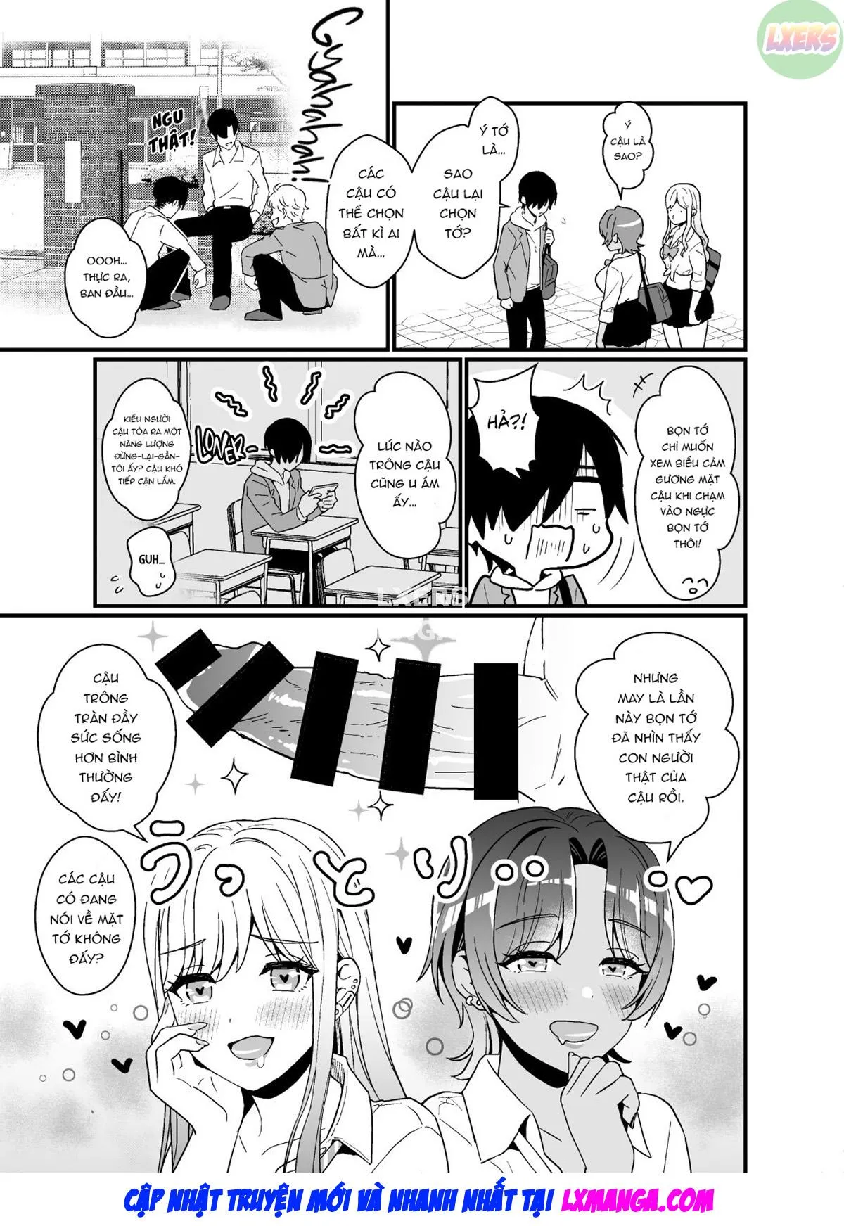 HentaiVN.net - Ảnh 43 - That Time Gyarus Asked Me To Grope Their Tits After Class [Gal Ni Houkago Oppai Sawatte Ku? Te Sasowareru Hanashi] - Oneshot