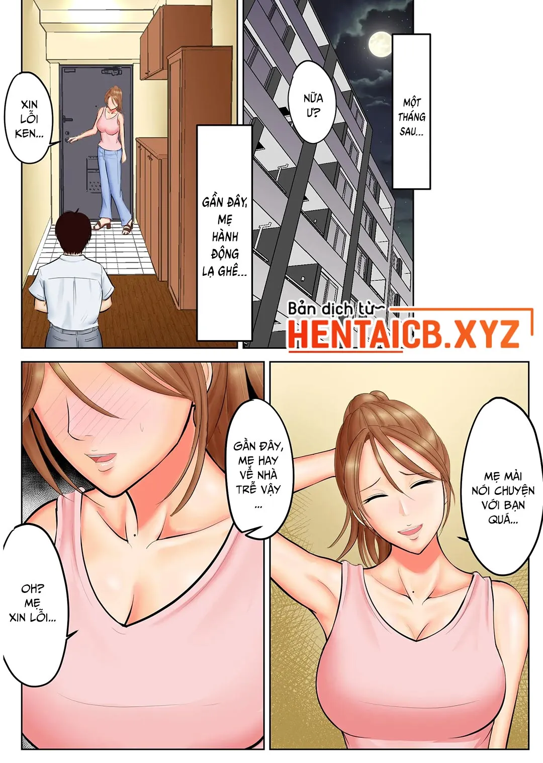 HentaiVN.net - Ảnh 11 - Người mẹ đơn thân hàng xóm [Yankee Datta Haha To Senpai] - Oneshot