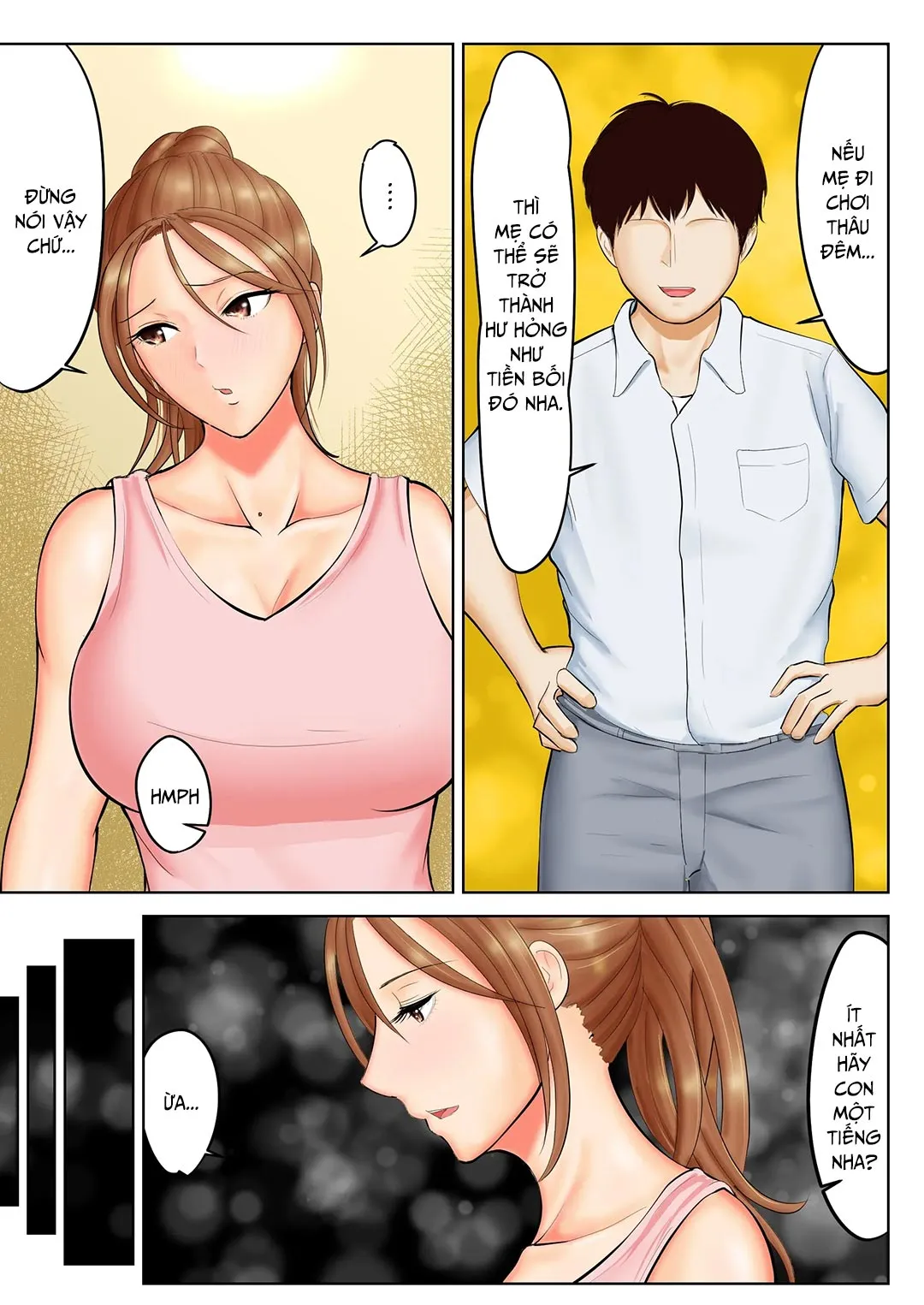 HentaiVN.net - Ảnh 12 - Người mẹ đơn thân hàng xóm [Yankee Datta Haha To Senpai] - Oneshot