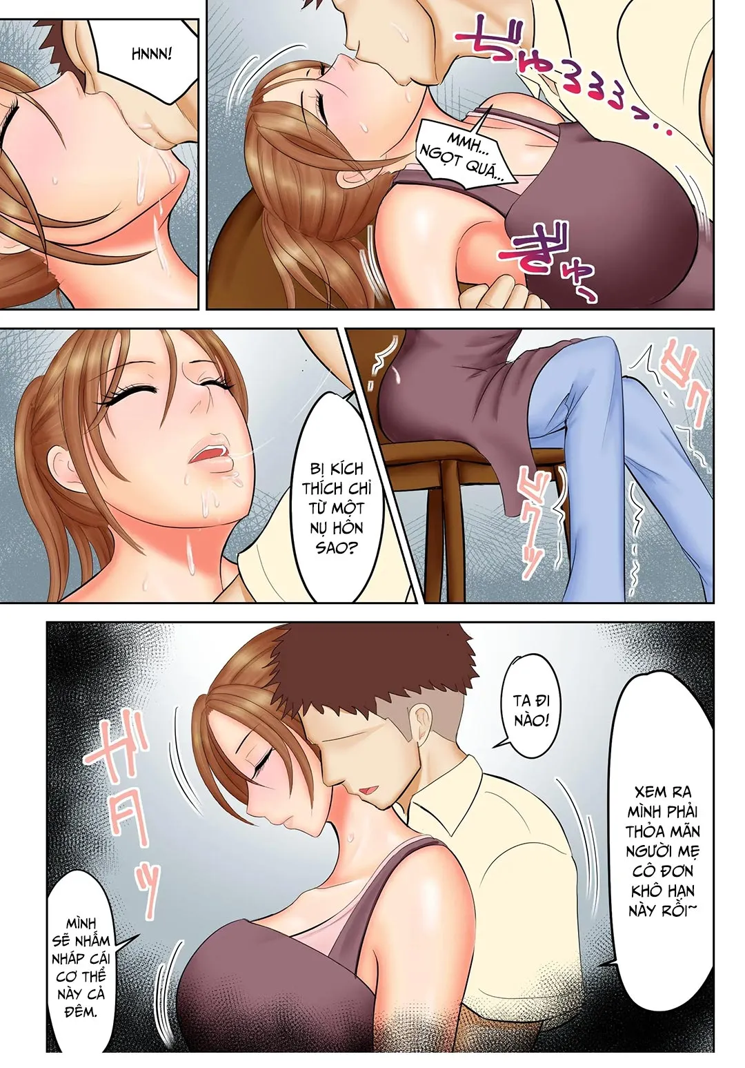 HentaiVN.net - Ảnh 20 - Người mẹ đơn thân hàng xóm [Yankee Datta Haha To Senpai] - Oneshot