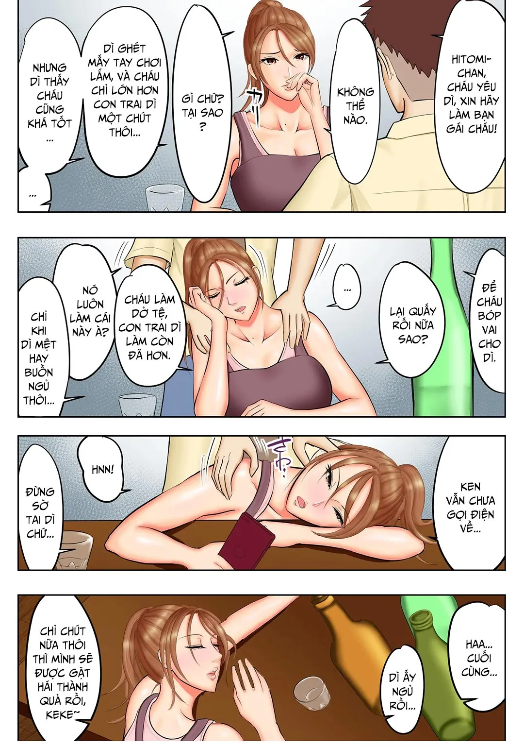 HentaiVN.net - Ảnh 9 - Người mẹ đơn thân hàng xóm [Yankee Datta Haha To Senpai] - Oneshot