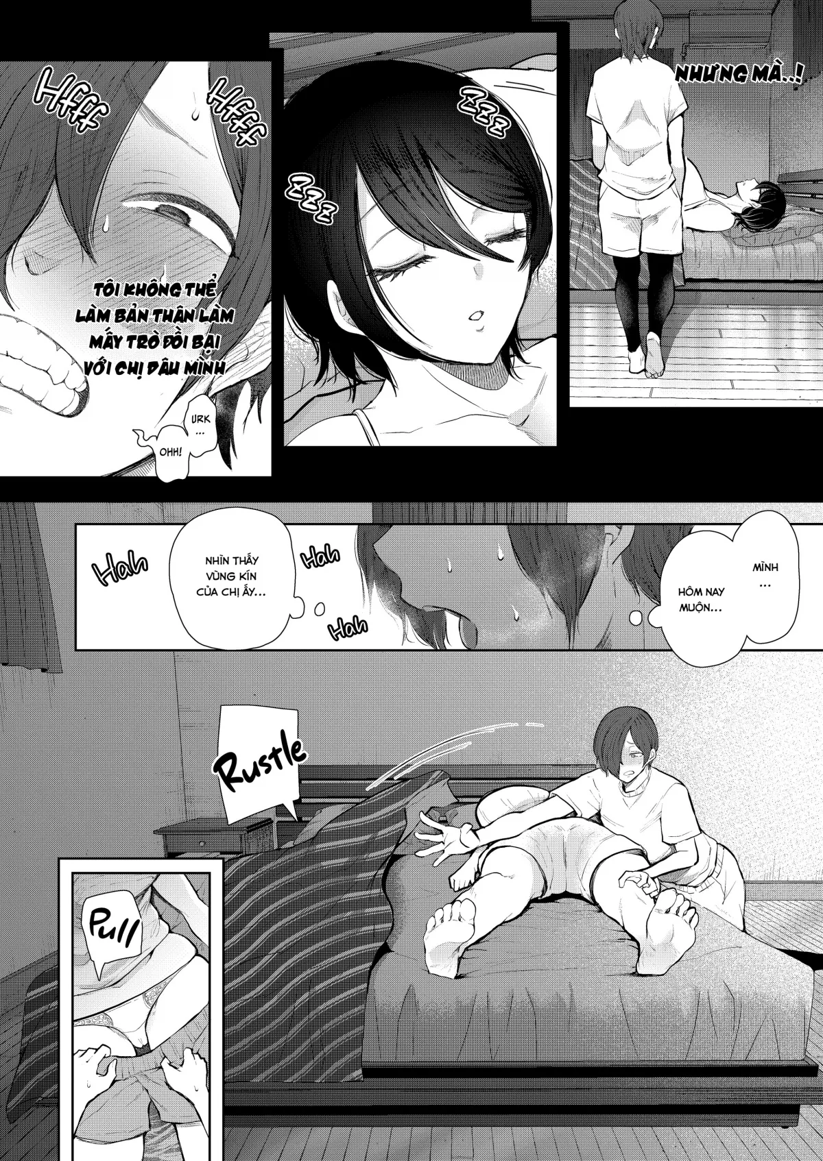 HentaiVN.net - Ảnh 22 - Tôi thích chị dâu mình - Oneshot