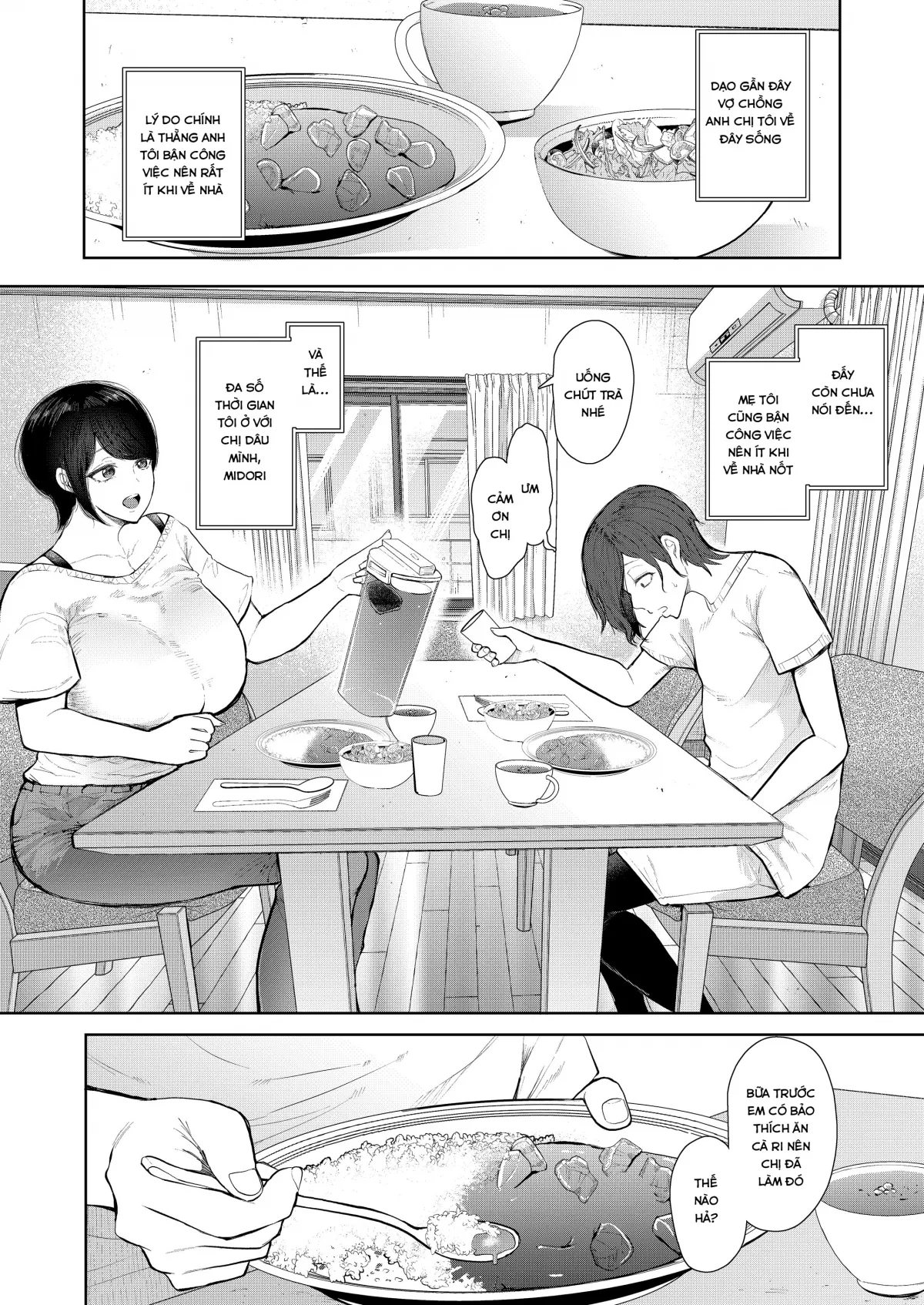 HentaiVN.net - Ảnh 4 - Tôi thích chị dâu mình - Oneshot