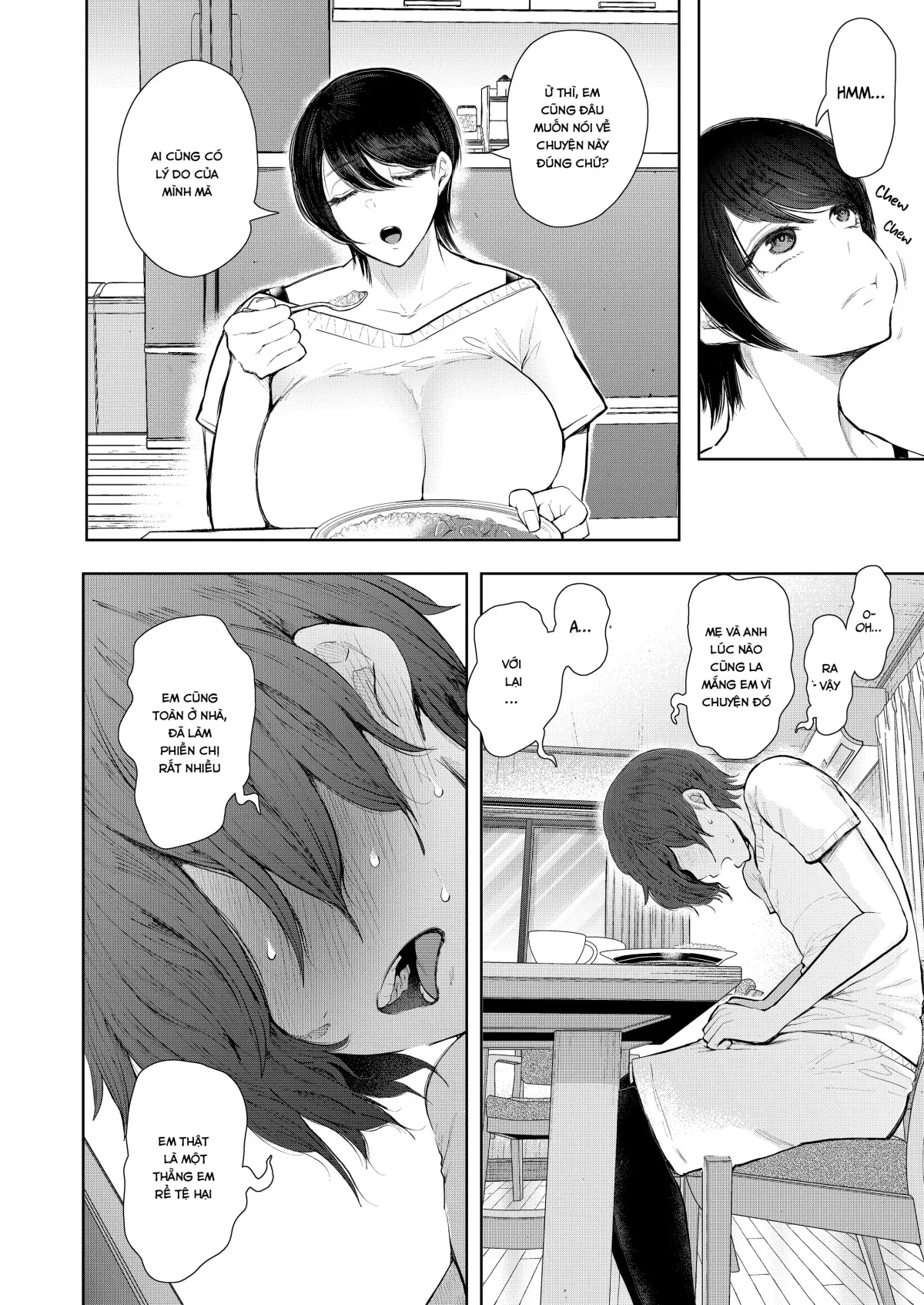 HentaiVN.net - Ảnh 6 - Tôi thích chị dâu mình - Oneshot