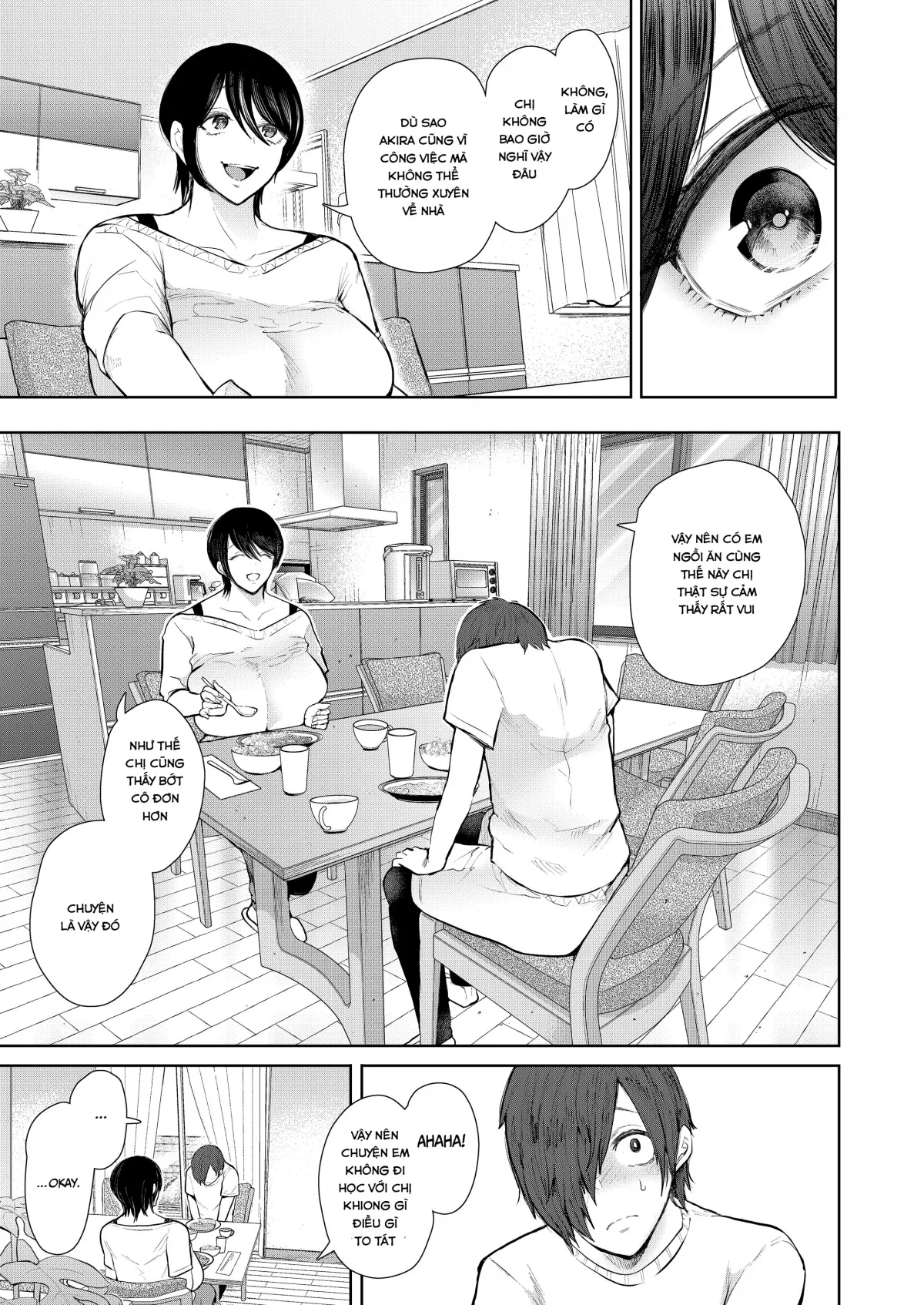HentaiVN.net - Ảnh 7 - Tôi thích chị dâu mình - Oneshot
