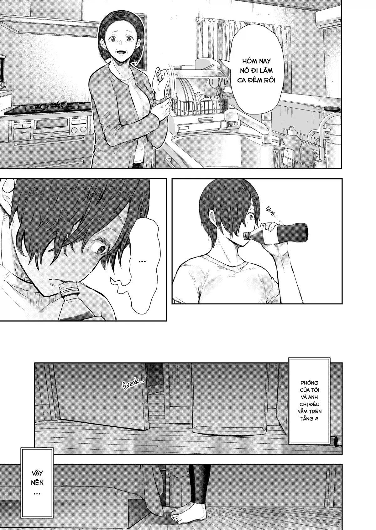 HentaiVN.net - Ảnh 9 - Tôi thích chị dâu mình - Oneshot