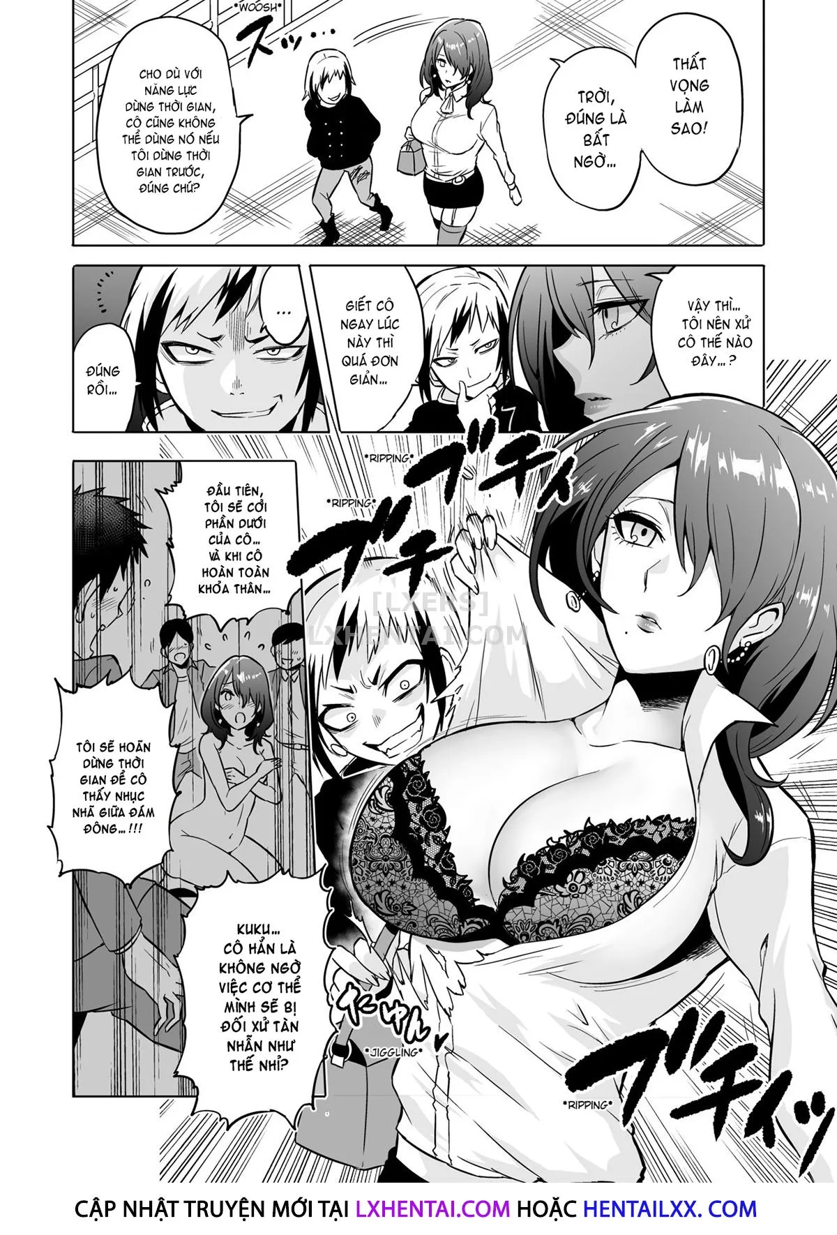 HentaiVN.net - Ảnh 12 - Jikan No Majo 3 [~Eroi Onee-San Ni Jikan Teishi Sarete Tokoton Iroiro Sarechau Ohanashi~] - Oneshot