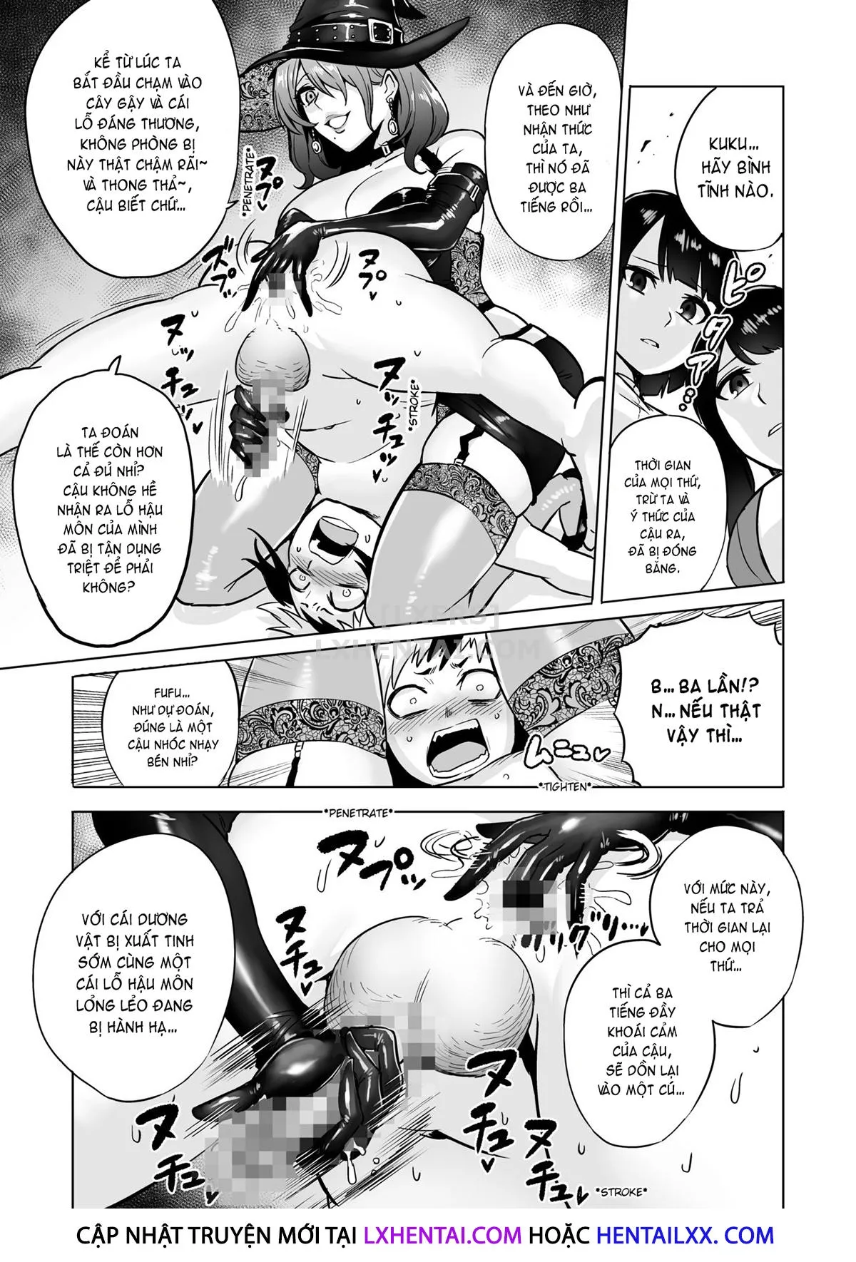 HentaiVN.net - Ảnh 23 - Jikan No Majo 3 [~Eroi Onee-San Ni Jikan Teishi Sarete Tokoton Iroiro Sarechau Ohanashi~] - Oneshot