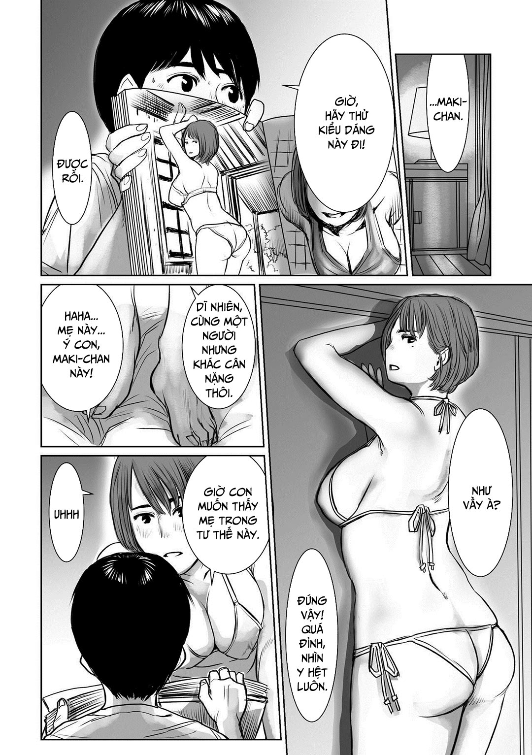 HentaiVN.net - Ảnh 30 - Mẹ là cựu idol, tôi không kiềm chế nổi [Mama Wa Moto GraDol Boku Wa Gaman Dekinai] - Chap 2