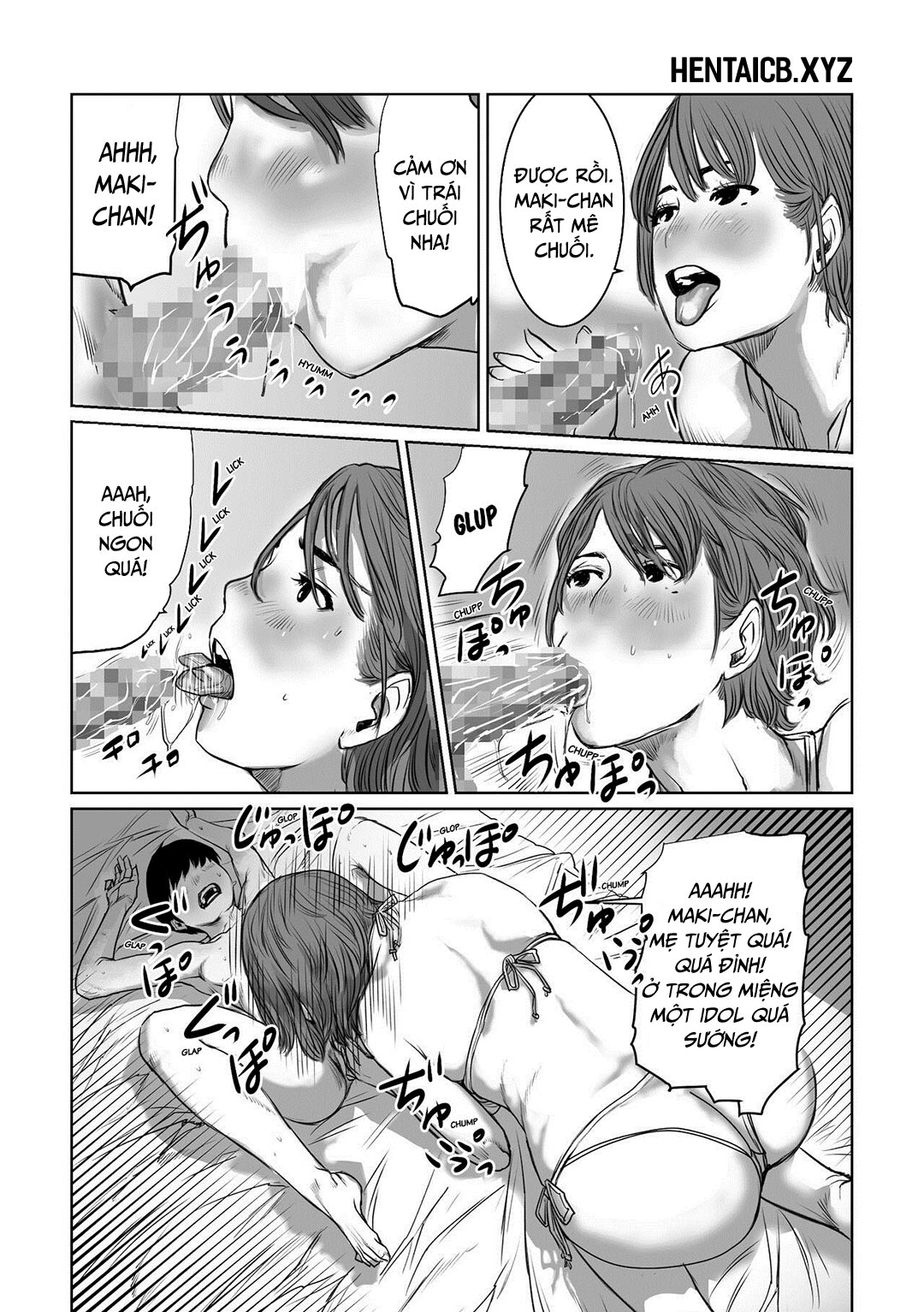 HentaiVN.net - Ảnh 32 - Mẹ là cựu idol, tôi không kiềm chế nổi [Mama Wa Moto GraDol Boku Wa Gaman Dekinai] - Chap 2