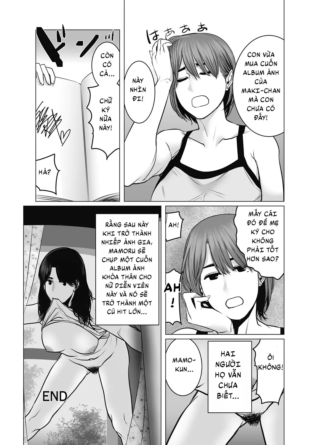 HentaiVN.net - Ảnh 130 - Mẹ là cựu idol, tôi không kiềm chế nổi [Mama Wa Moto GraDol Boku Wa Gaman Dekinai] - Chap 3