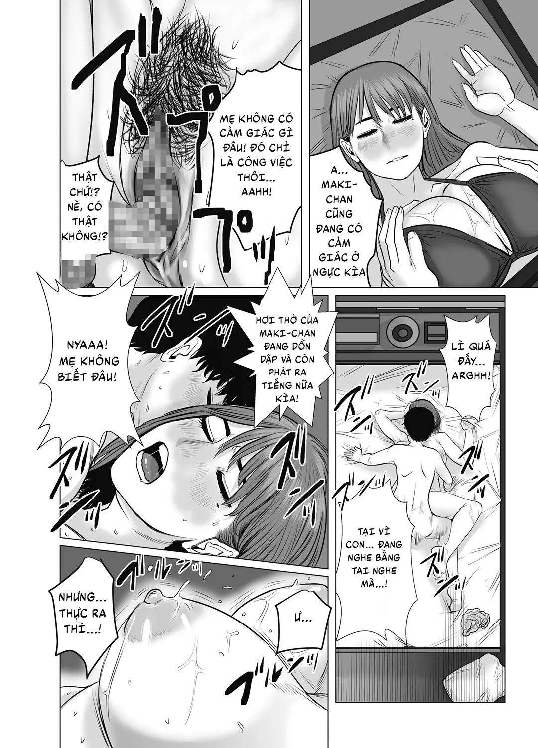 HentaiVN.net - Ảnh 48 - Mẹ là cựu idol, tôi không kiềm chế nổi [Mama Wa Moto GraDol Boku Wa Gaman Dekinai] - Chap 3