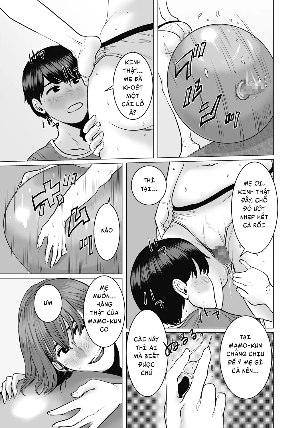 HentaiVN.net - Ảnh 69 - Mẹ là cựu idol, tôi không kiềm chế nổi [Mama Wa Moto GraDol Boku Wa Gaman Dekinai] - Chap 3