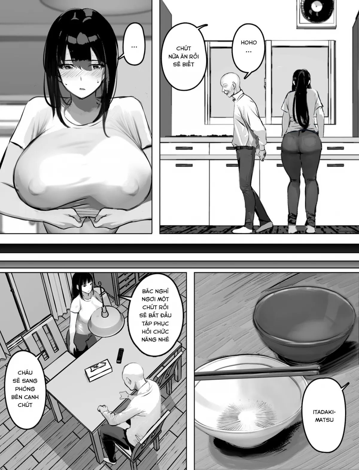 HentaiVN.net - Ảnh 14 - Bakunyuu Home Helper no Ecchi na Houmon Kaigo - Oneshot