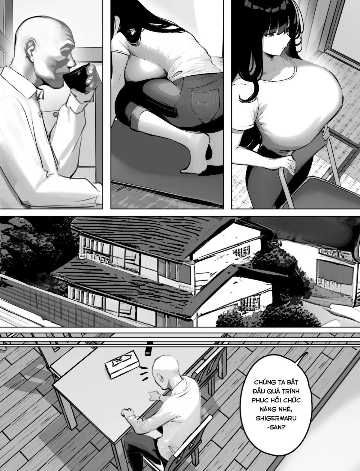 HentaiVN.net - Ảnh 15 - Bakunyuu Home Helper no Ecchi na Houmon Kaigo - Oneshot