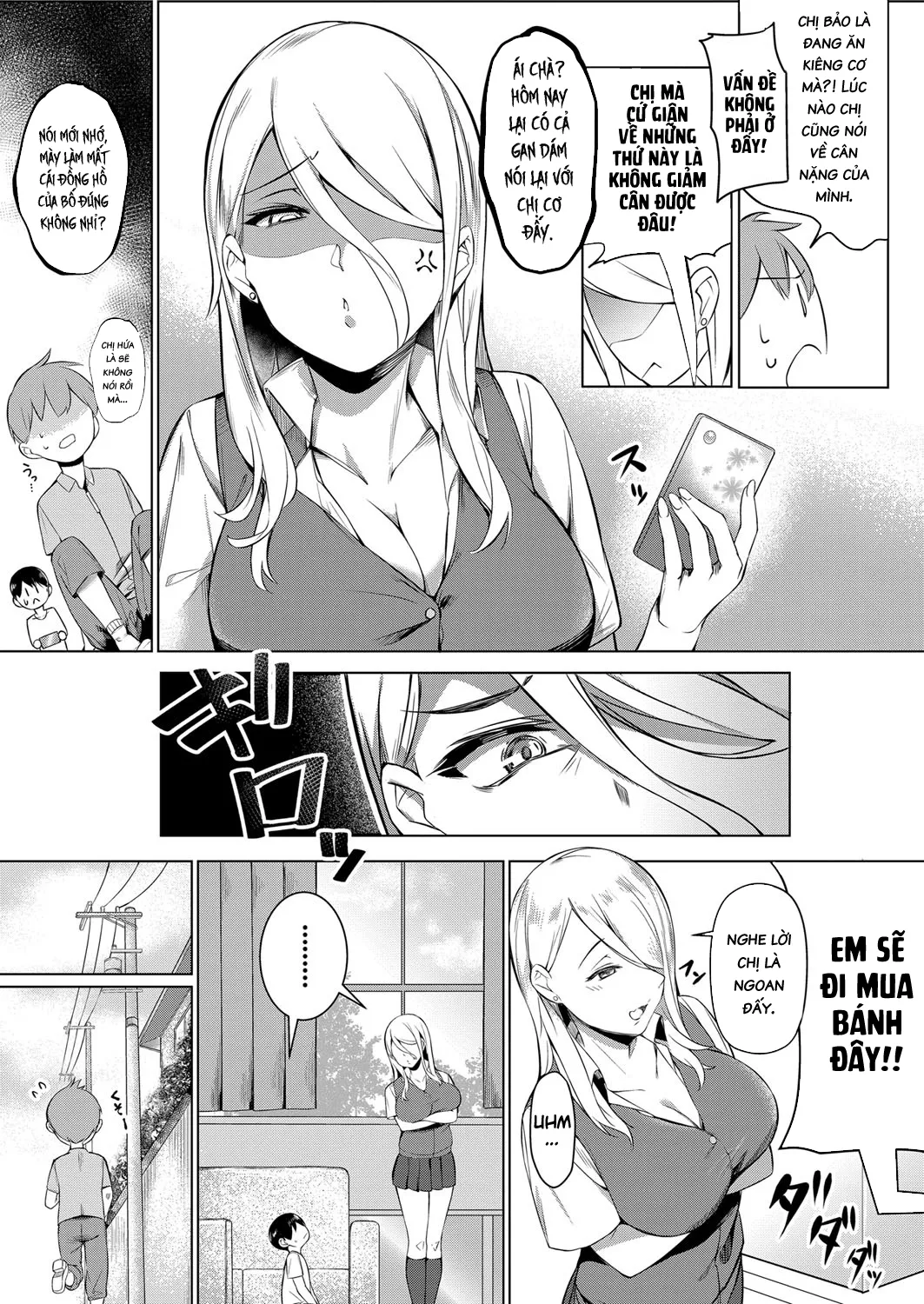 HentaiVN.net - Ảnh 3 - Ngày cậu bé biết được mùi gái [Shotakun ga Gyaru wo Shitta hi] - Oneshot