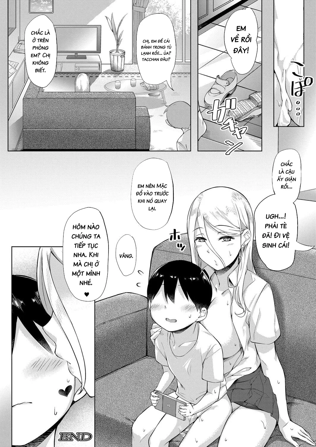 HentaiVN.net - Ảnh 35 - Ngày cậu bé biết được mùi gái [Shotakun ga Gyaru wo Shitta hi] - Oneshot