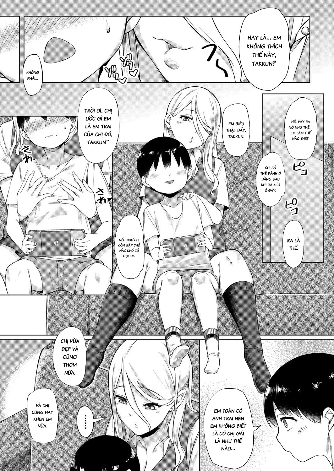 HentaiVN.net - Ảnh 6 - Ngày cậu bé biết được mùi gái [Shotakun ga Gyaru wo Shitta hi] - Oneshot