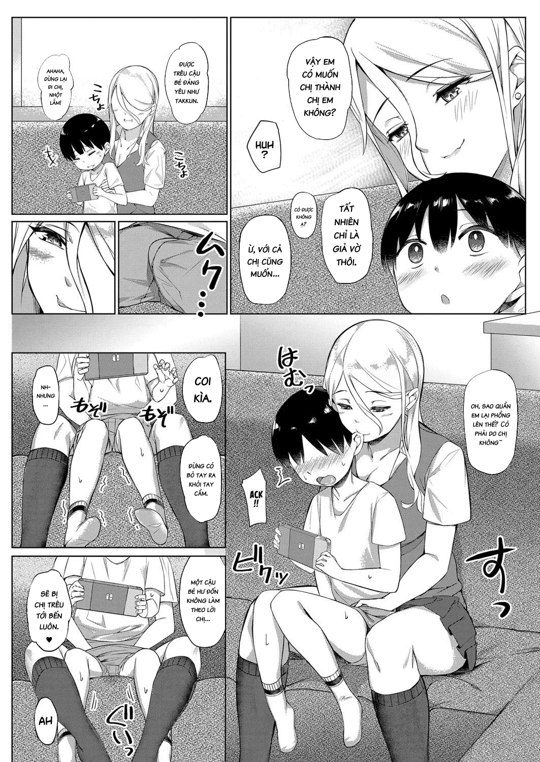 HentaiVN.net - Ảnh 7 - Ngày cậu bé biết được mùi gái [Shotakun ga Gyaru wo Shitta hi] - Oneshot