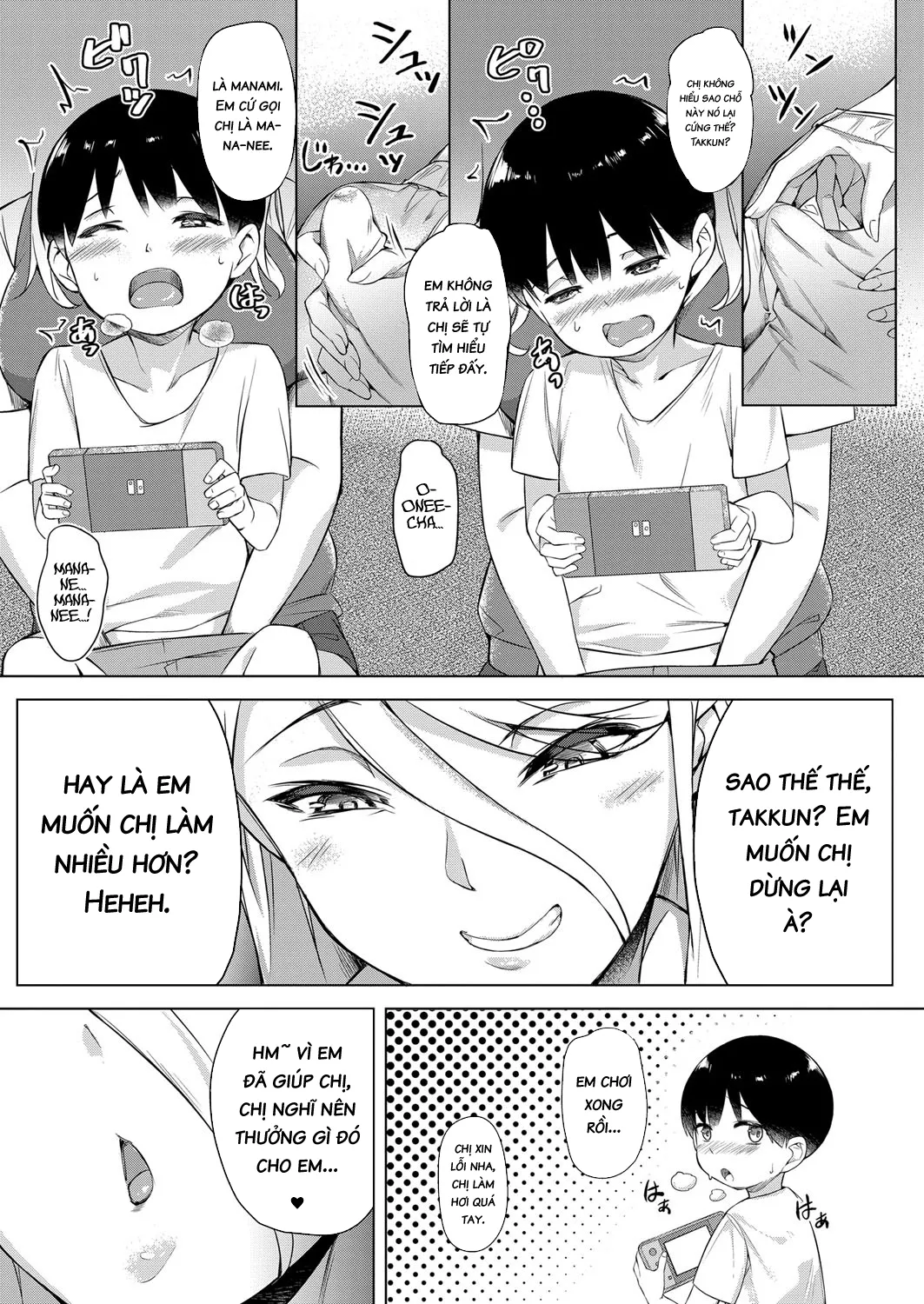 HentaiVN.net - Ảnh 8 - Ngày cậu bé biết được mùi gái [Shotakun ga Gyaru wo Shitta hi] - Oneshot