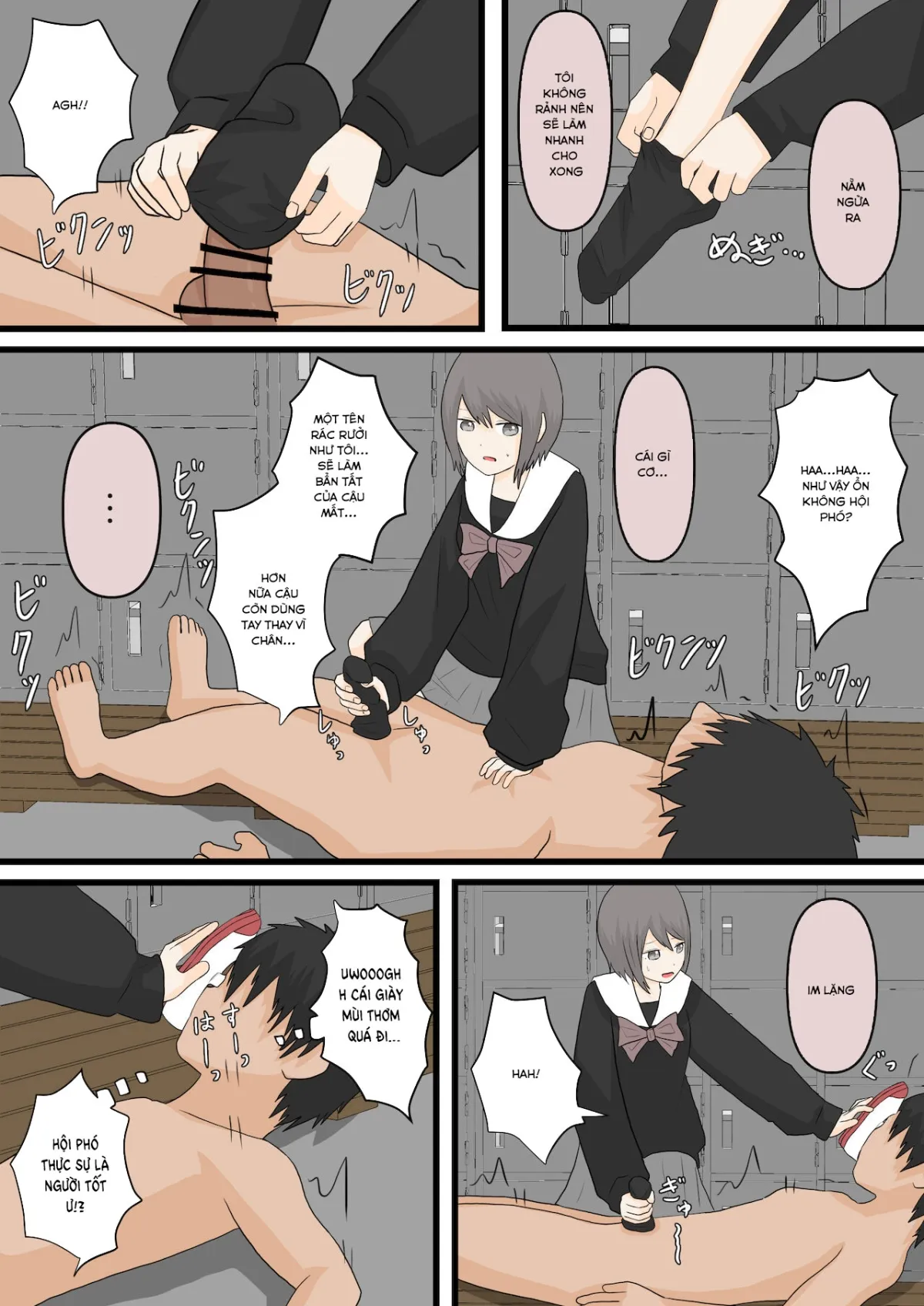 HentaiVN.net - Ảnh 23 - Zenkou Danshi Ashi Dorei Keikaku - Oneshot