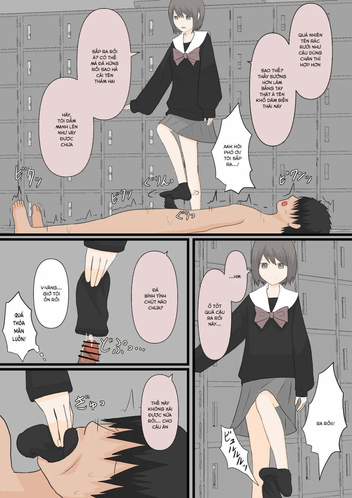 HentaiVN.net - Ảnh 24 - Zenkou Danshi Ashi Dorei Keikaku - Oneshot