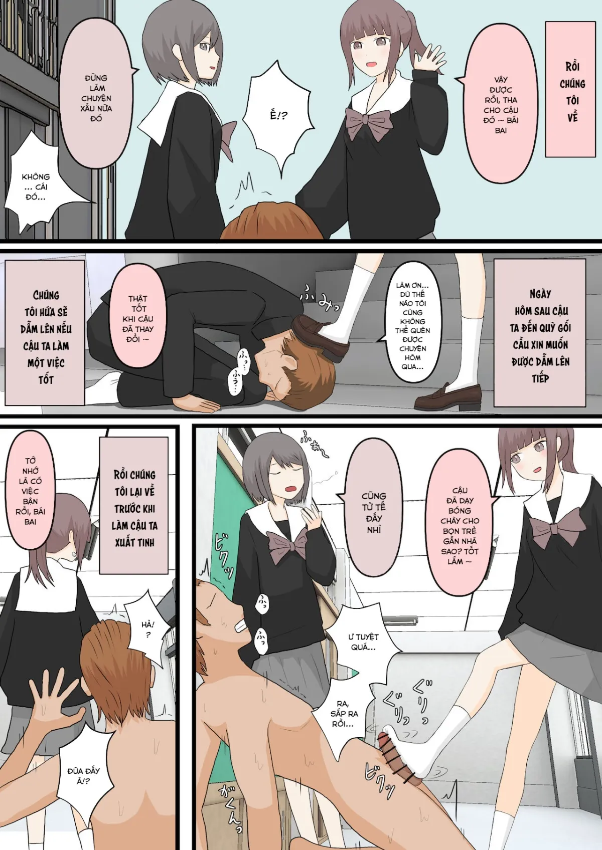 HentaiVN.net - Ảnh 9 - Zenkou Danshi Ashi Dorei Keikaku - Oneshot