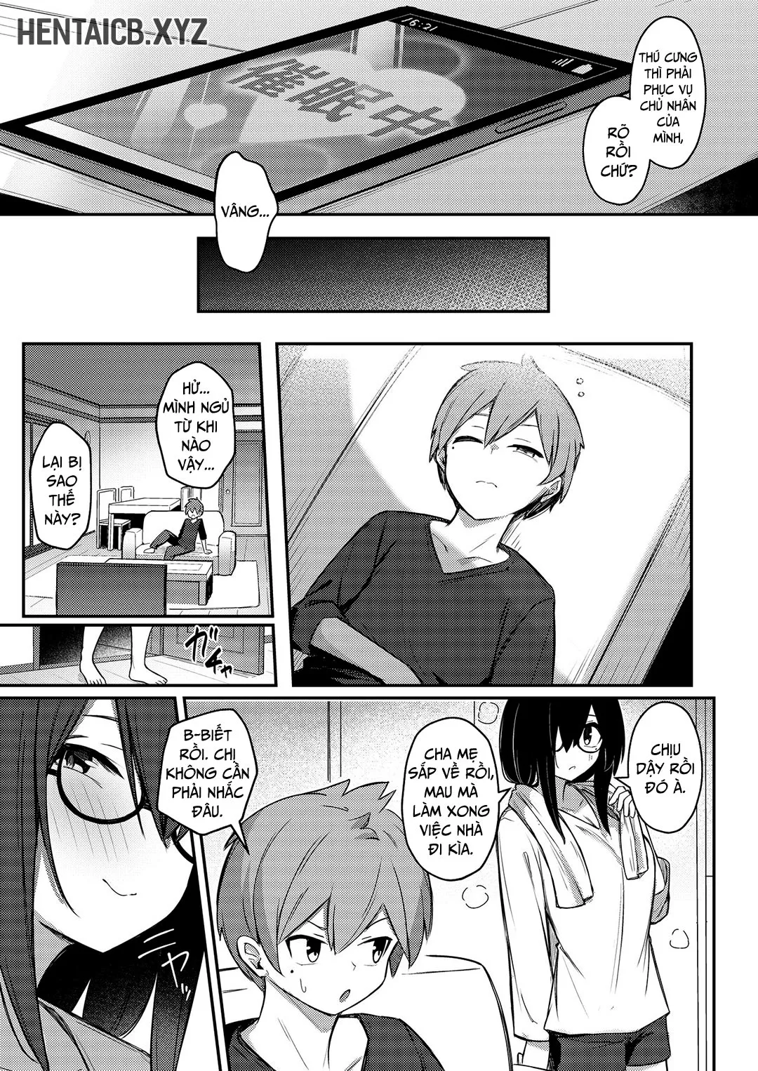 HentaiVN.net - Ảnh 18 - Chị gái ảm đạm thôi miên em trai [Nekura Kyonyuu No Onee-Chan Wa, Saiminshite De Mo Otouto Chinpo O Netoritai] - Oneshot