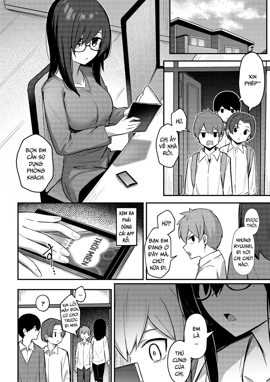 HentaiVN.net - Ảnh 19 - Chị gái ảm đạm thôi miên em trai [Nekura Kyonyuu No Onee-Chan Wa, Saiminshite De Mo Otouto Chinpo O Netoritai] - Oneshot