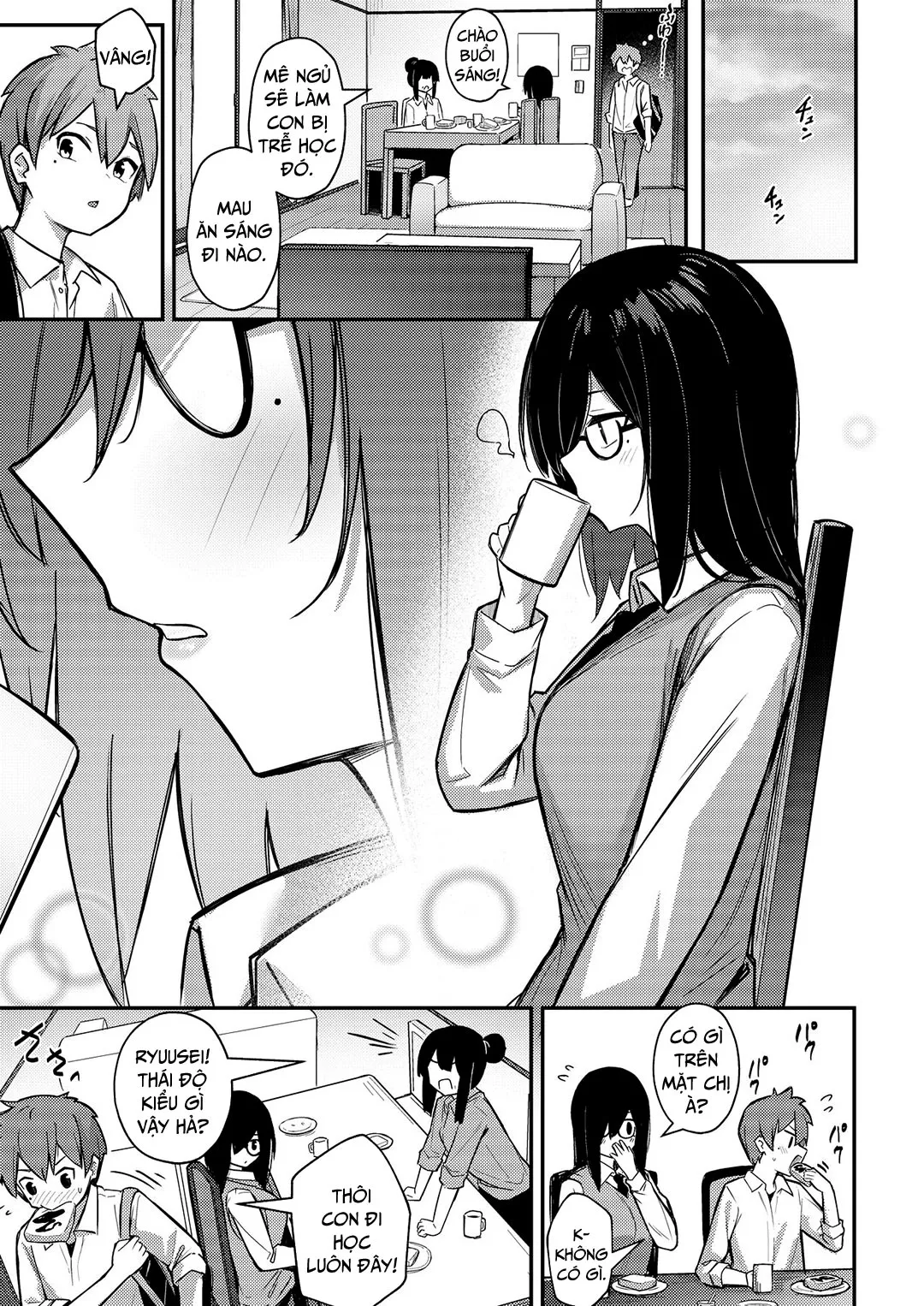HentaiVN.net - Ảnh 32 - Chị gái ảm đạm thôi miên em trai [Nekura Kyonyuu No Onee-Chan Wa, Saiminshite De Mo Otouto Chinpo O Netoritai] - Oneshot