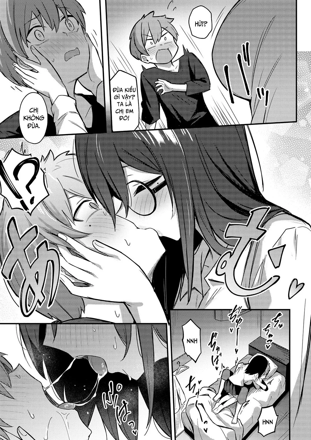 HentaiVN.net - Ảnh 36 - Chị gái ảm đạm thôi miên em trai [Nekura Kyonyuu No Onee-Chan Wa, Saiminshite De Mo Otouto Chinpo O Netoritai] - Oneshot