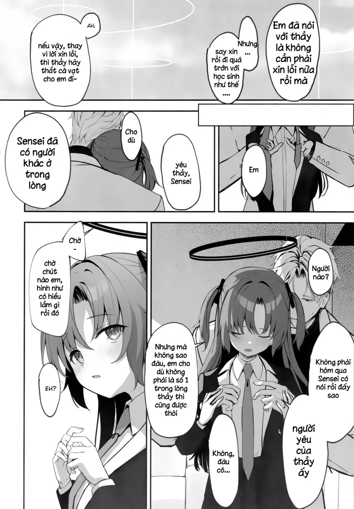 HentaiVN.net - Ảnh 31 - Cơn mưa và sự vội vàng (Blue Archive) [Ame to Shousou ; rain and impatience ; 雨と焦燥] - Oneshot