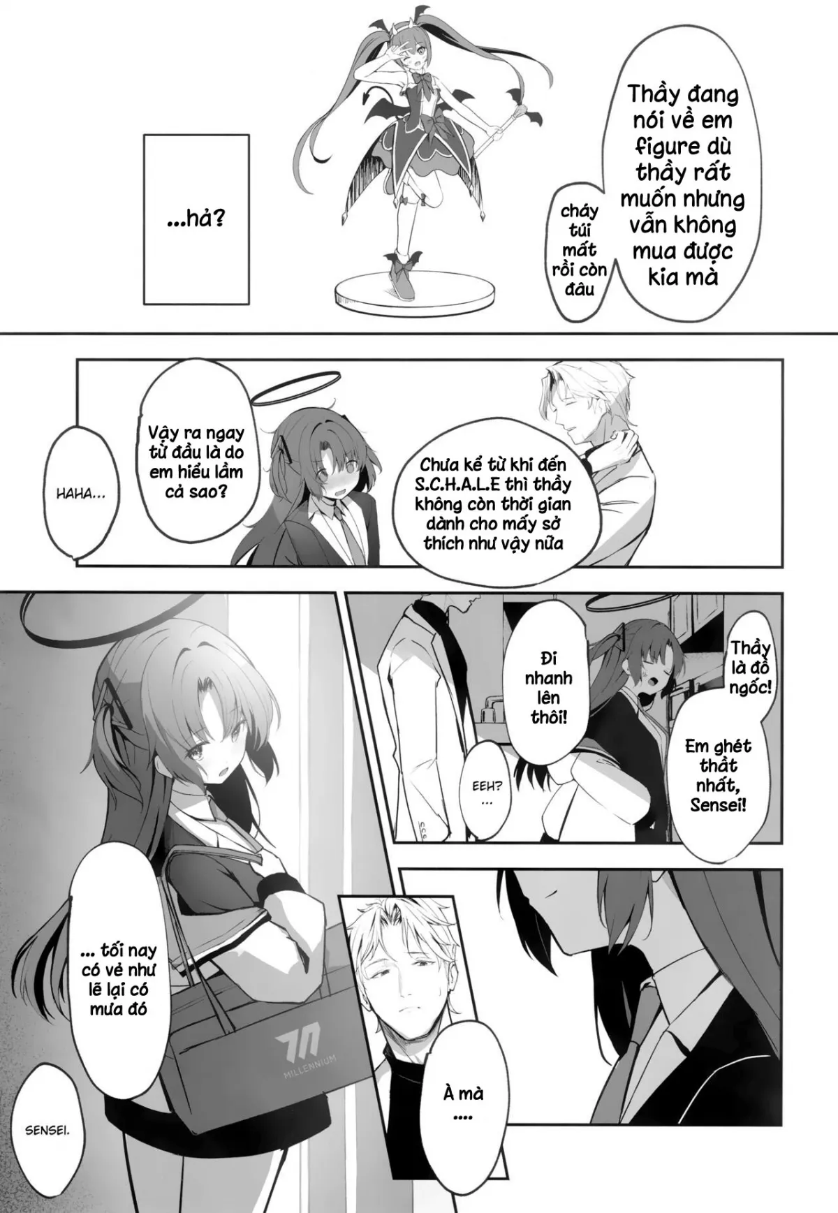 HentaiVN.net - Ảnh 32 - Cơn mưa và sự vội vàng (Blue Archive) [Ame to Shousou ; rain and impatience ; 雨と焦燥] - Oneshot