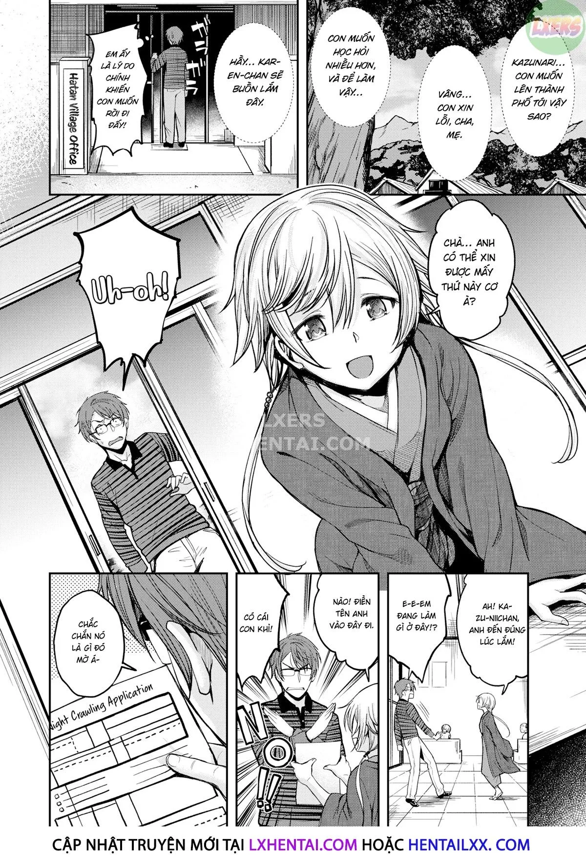 HentaiVN.net - Ảnh 5 - Trò rình mò lúc nửa đêm - Oneshot