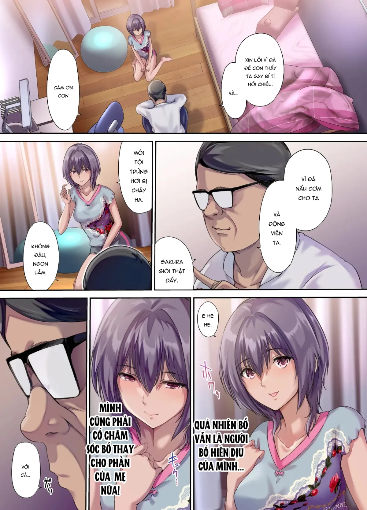 HentaiVN.net - Ảnh 12 - 放課後代理妻 桜 -夫婦の寝室で種付けされる娘 - Chap 1